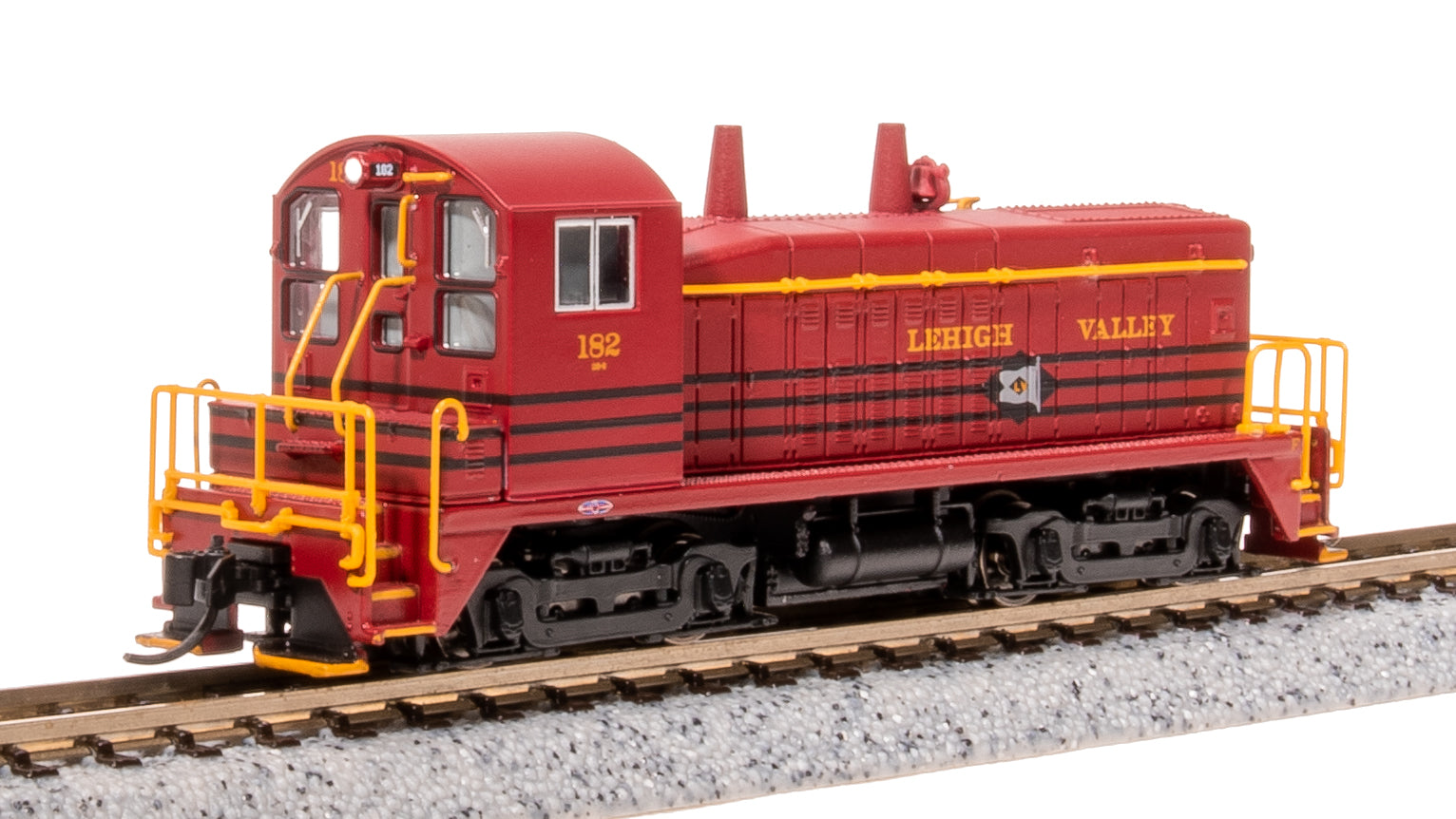 7495 EMD NW2, LV 185, Cornell Red w/ Black Stripes, Paragon4 Sound/DC/DCC, N