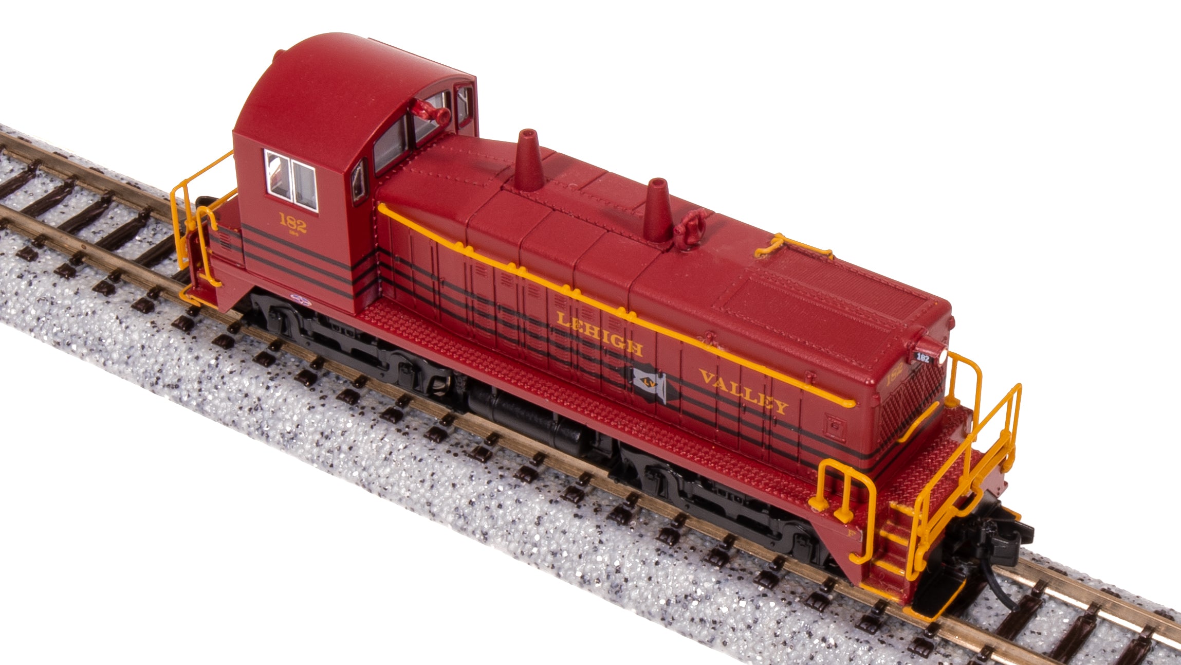 7495 EMD NW2, LV 185, Cornell Red w/ Black Stripes, Paragon4 Sound/DC/DCC, N