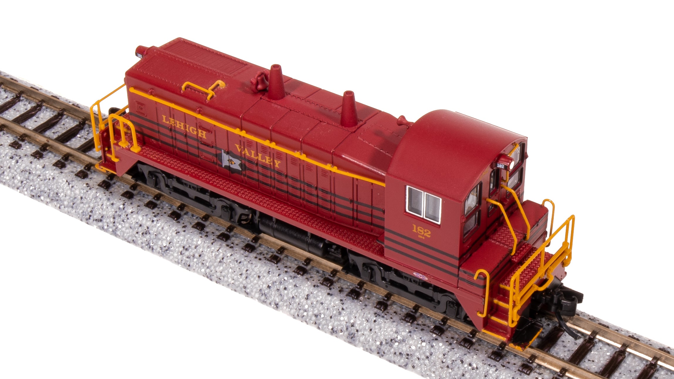 7495 EMD NW2, LV 185, Cornell Red w/ Black Stripes, Paragon4 Sound/DC/DCC, N