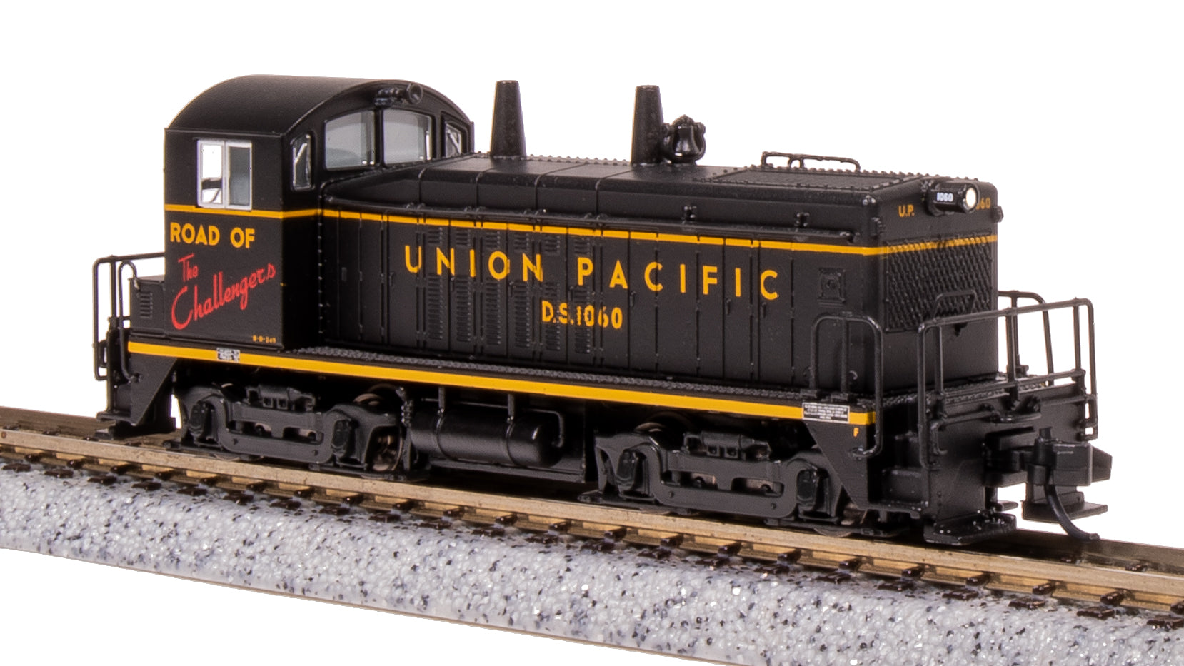 7500 EMD NW2, UP 1060, Black w/ Yellow, Paragon4 Sound/DC/DCC, N Default Title