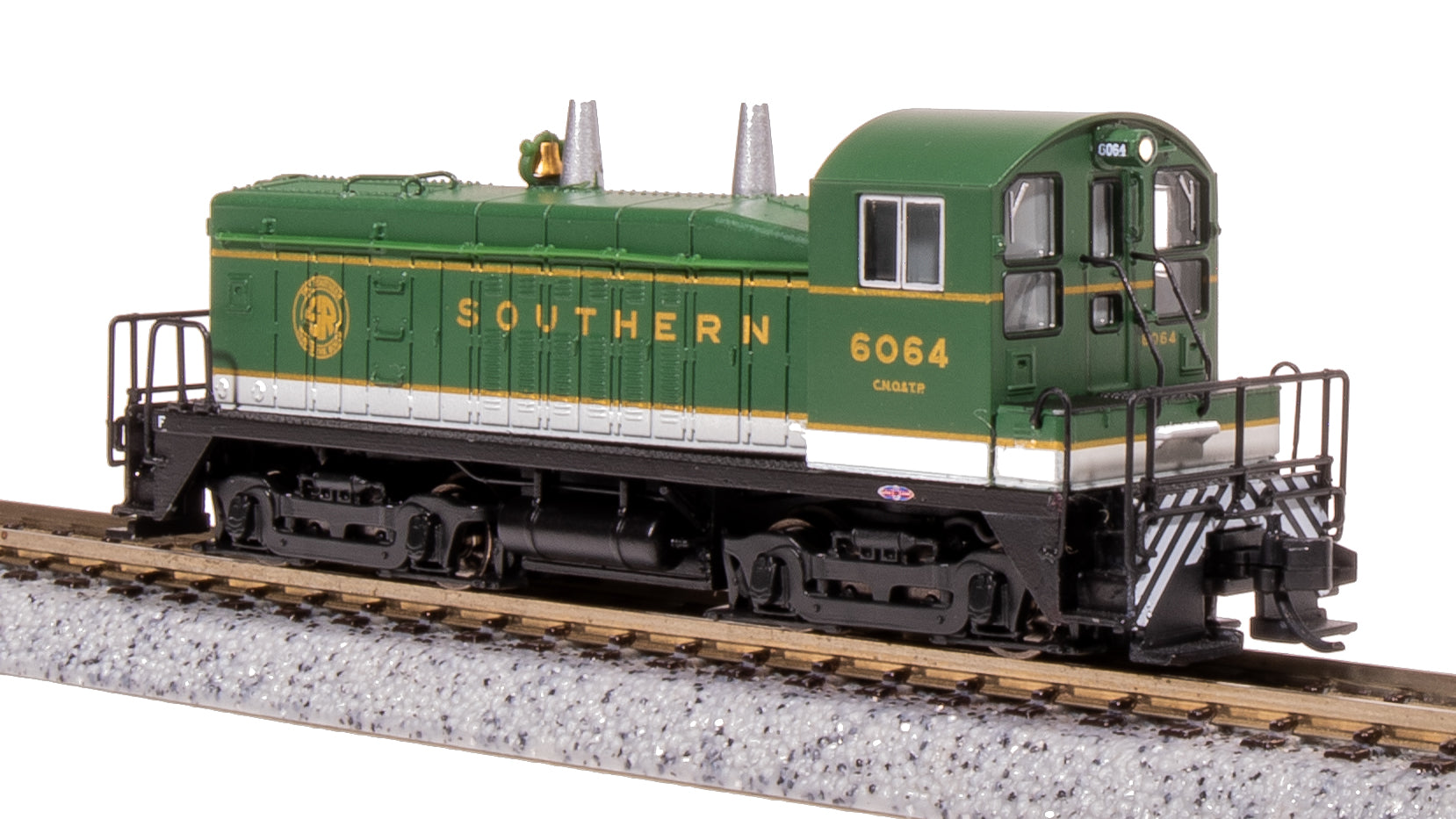 7522 EMD SW7, SOU 6064, As-Delivered Green, Paragon4 Sound/DC/DCC, N Default Title