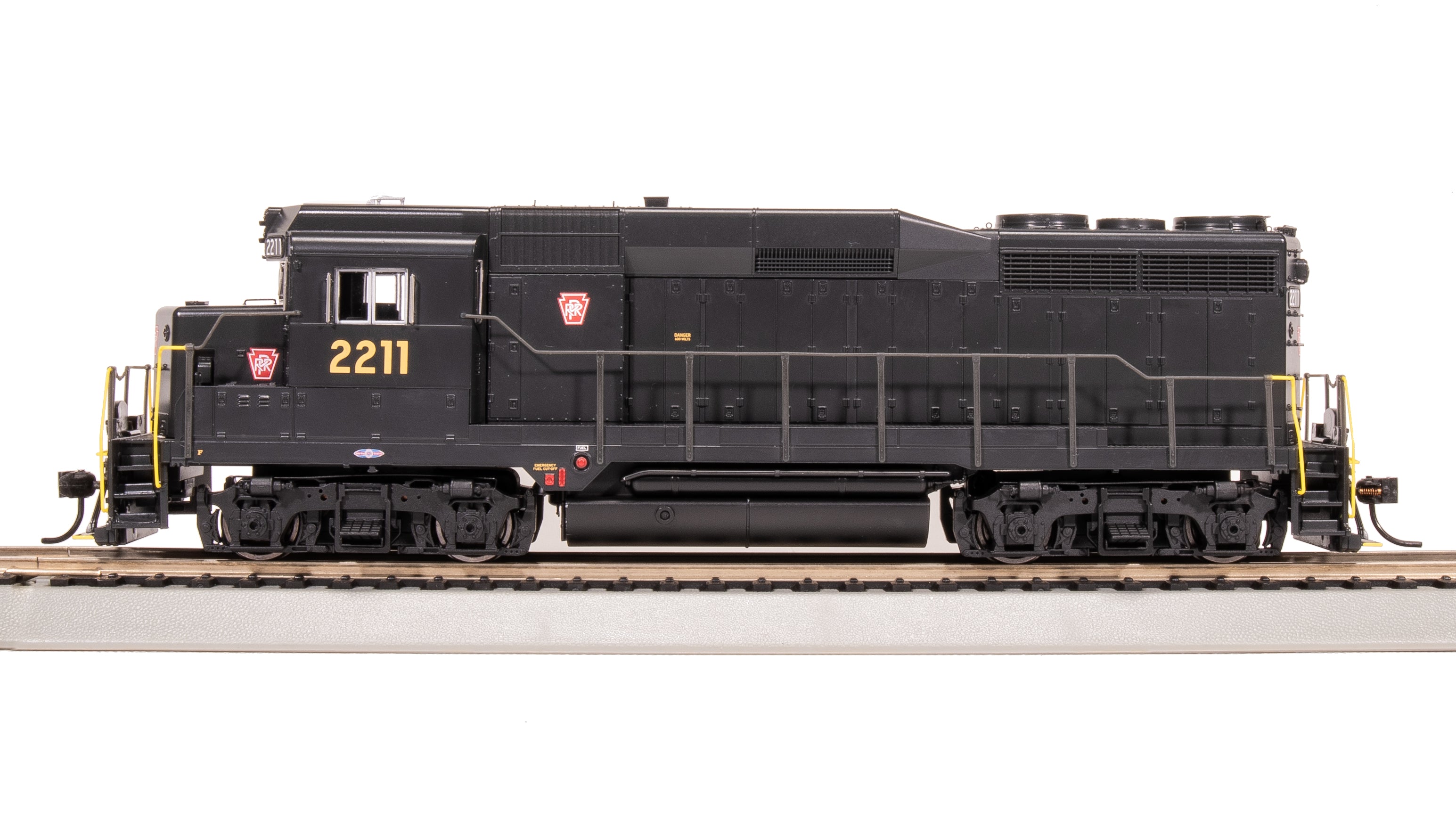 7575 EMD GP30, PRR 2214, w/ Red Keystone, Paragon4 Sound/DC/DCC, HO