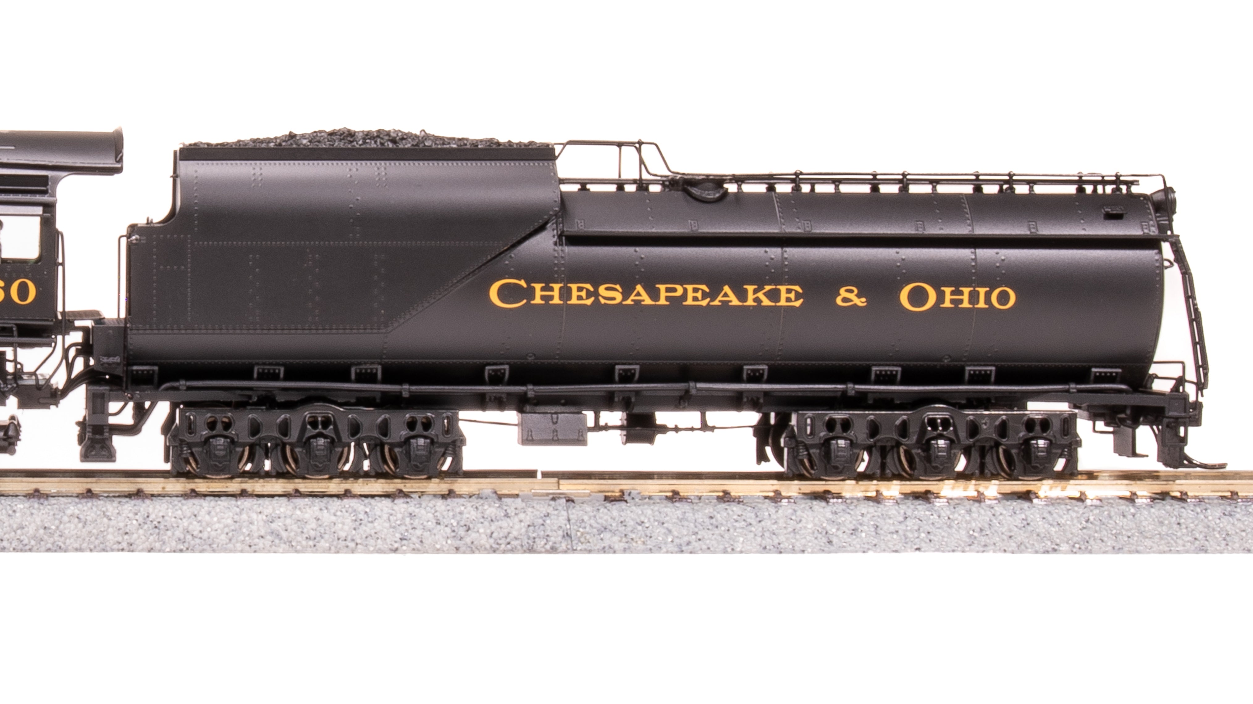 7591 Chesapeake & Ohio K-2 Mikado, #1168, 16-VC Tender, Paragon4 Sound/DC/DCC, Smoke, HO