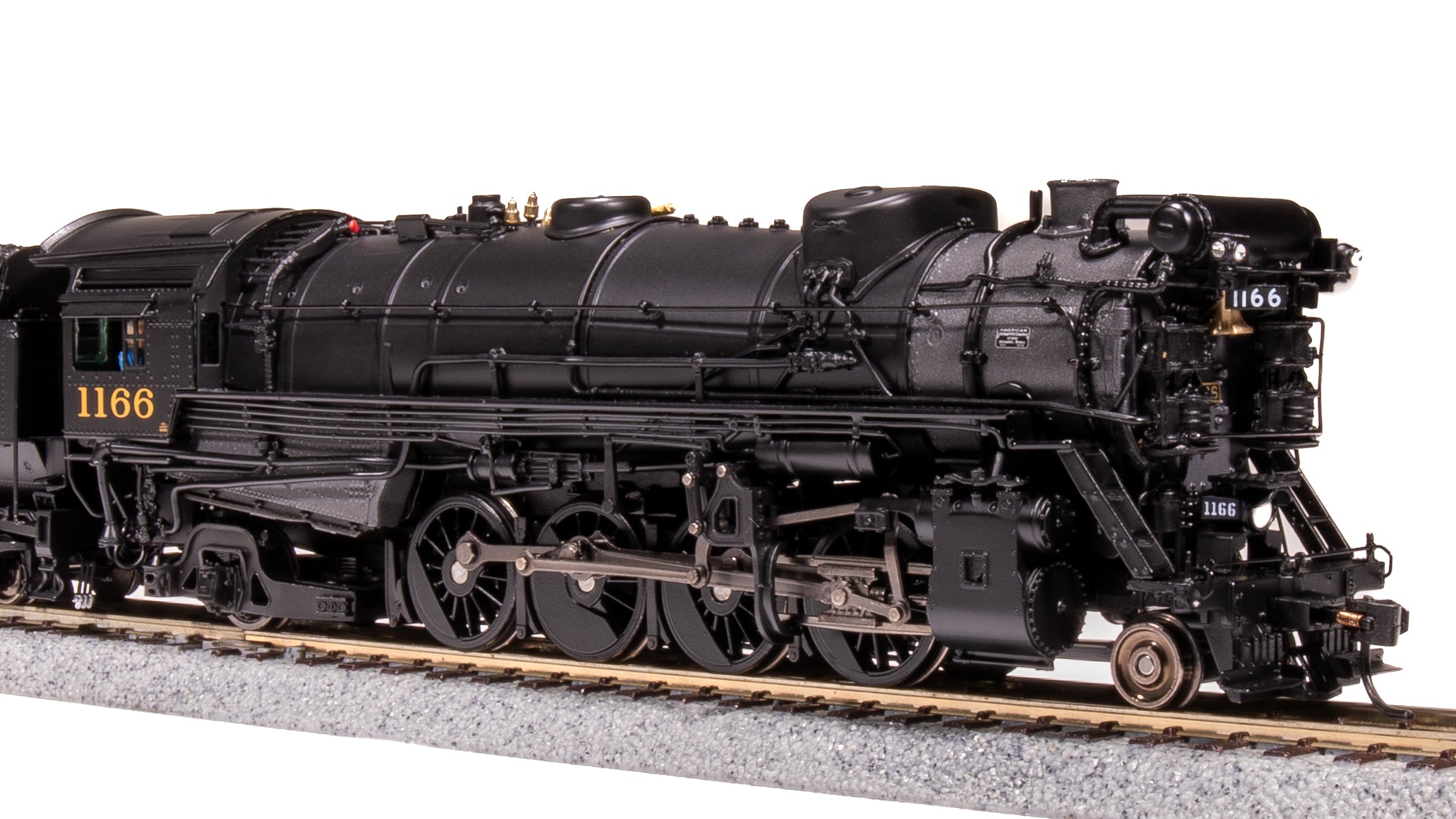 7595 Chesapeake & Ohio K-2 Mikado, Unlettered, 16-VC Tender, Paragon4 Sound/DC/DCC, Smoke, HO