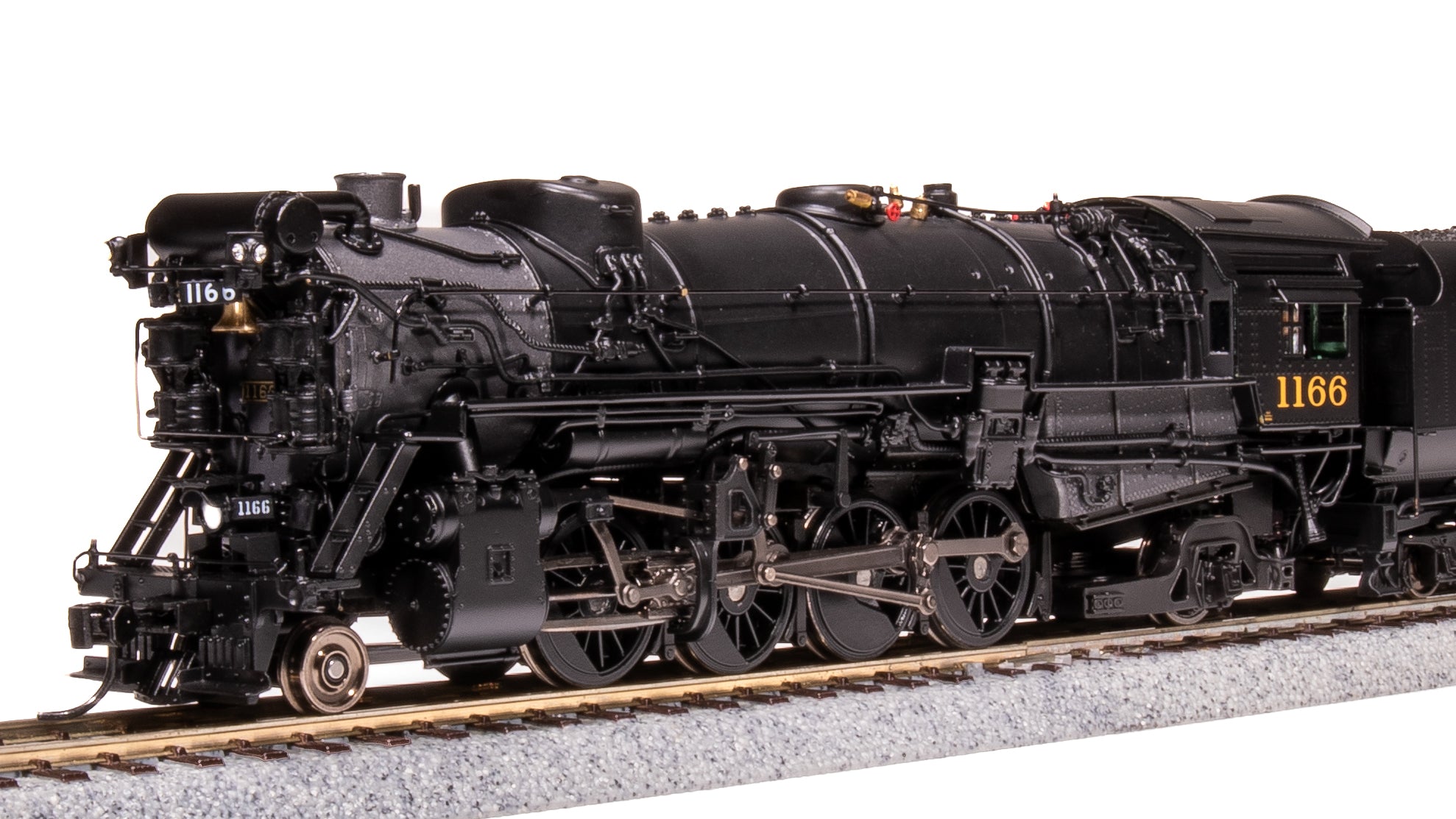 7595 Chesapeake & Ohio K-2 Mikado, Unlettered, 16-VC Tender, Paragon4 Sound/DC/DCC, Smoke, HO