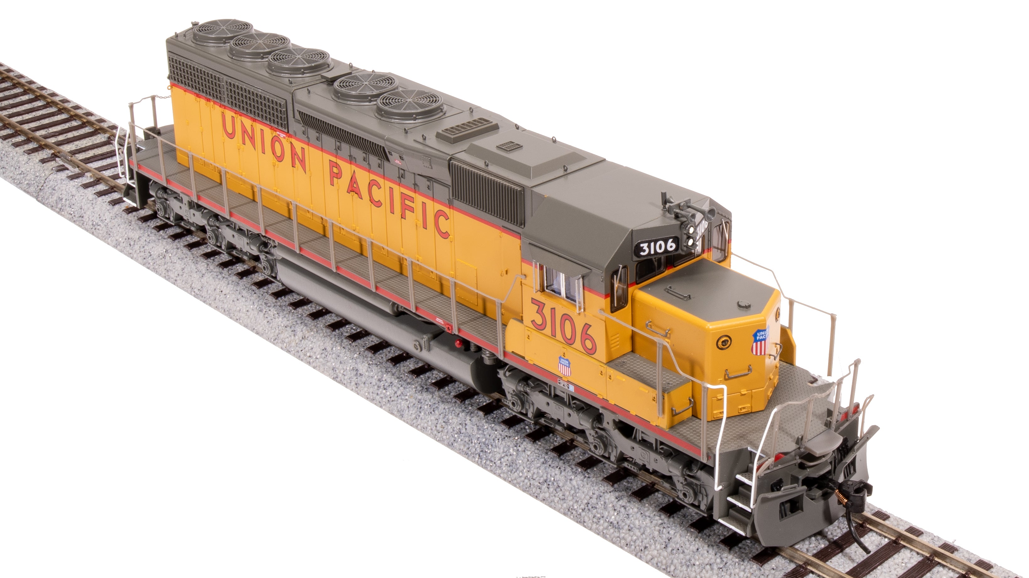 9049 EMD SD40, UP 3117, Yellow & Gray, No-Sound / DCC-Ready, HO