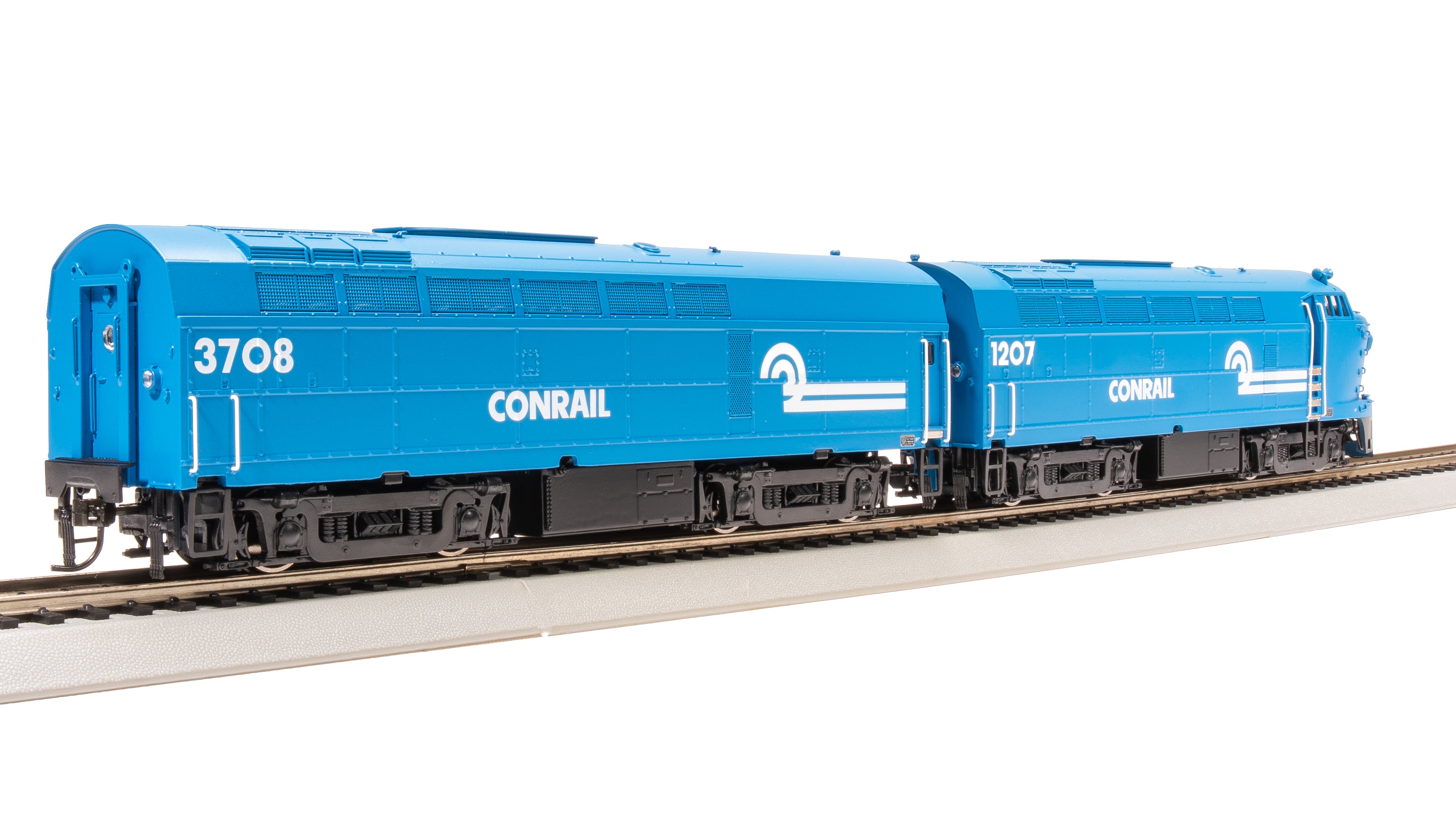 7702 RF-16 Sharknose A/B, CR 1207/3708, Conrail Blue, A-unit Paragon4 Sound/DC/DCC, Unpowered B, HO (Fantasy Paint Scheme)