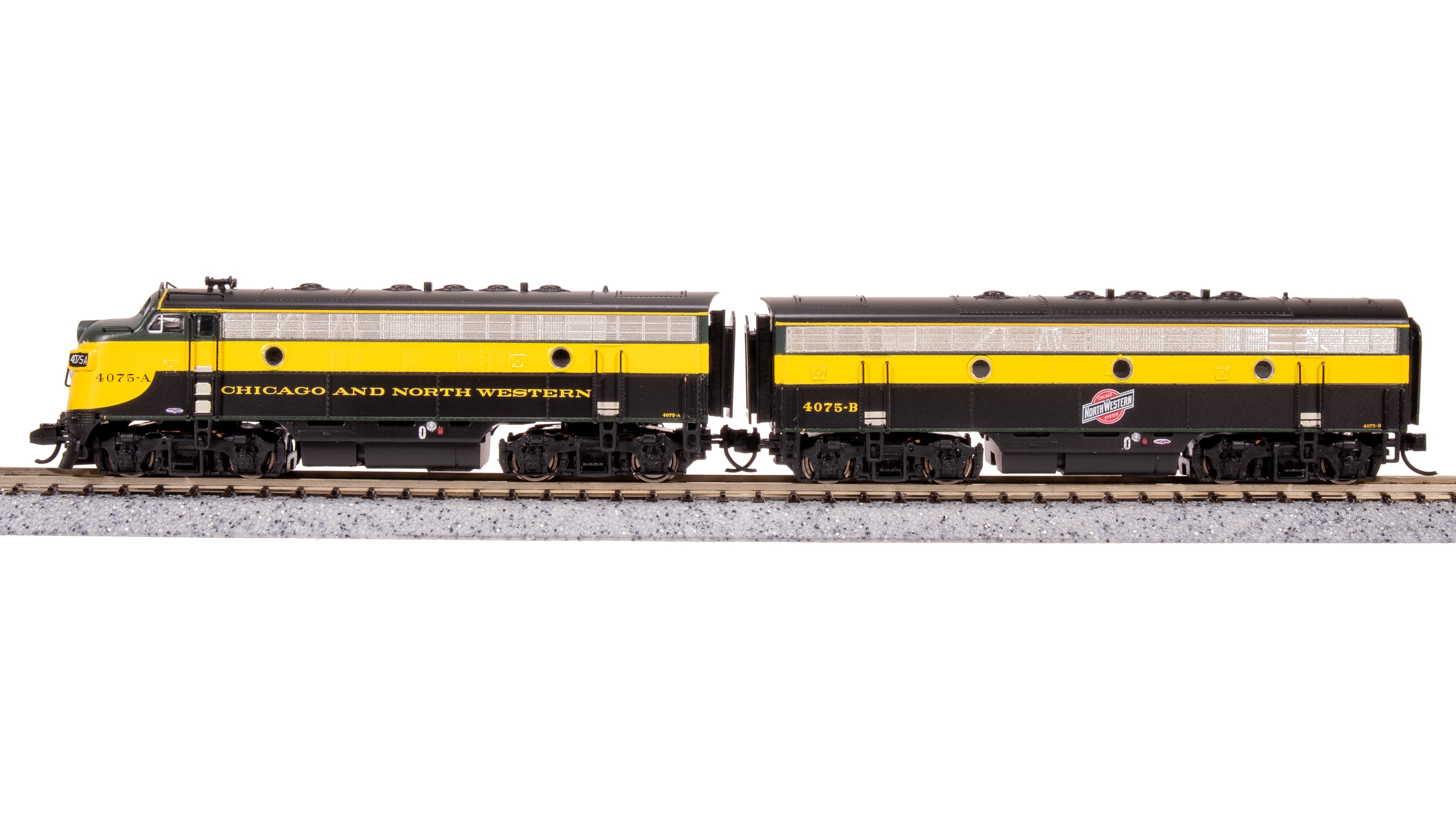 7752 EMD F7 AB, CNW 4075A/4075B, As-Delivered, A-unit Paragon4 Sound/DC/DCC, Unpowered B, N Default Title