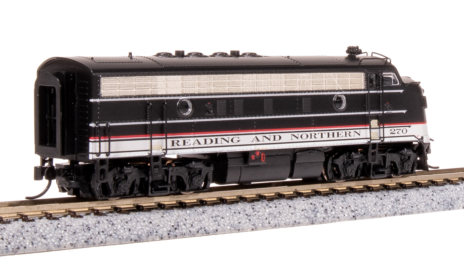 7759 EMD F7 AB, RBMN 270/275, Black/Red/White, A-unit Paragon4 Sound/DC/DCC, Unpowered B, N Default Title