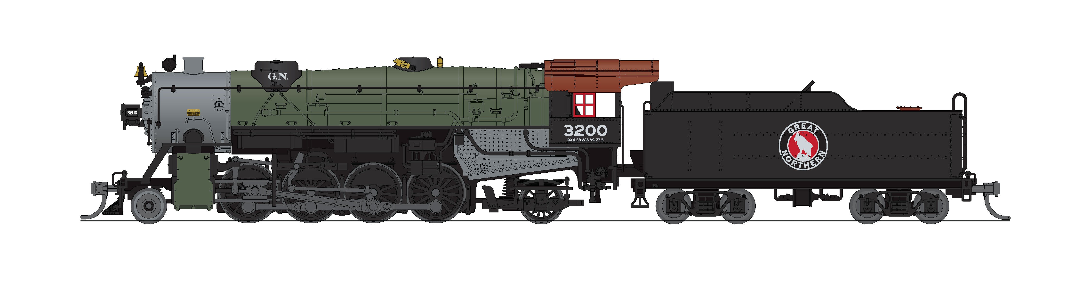 7832 USRA Heavy Mikado, GN 3200, Paragon4 Sound/DC/DCC, N