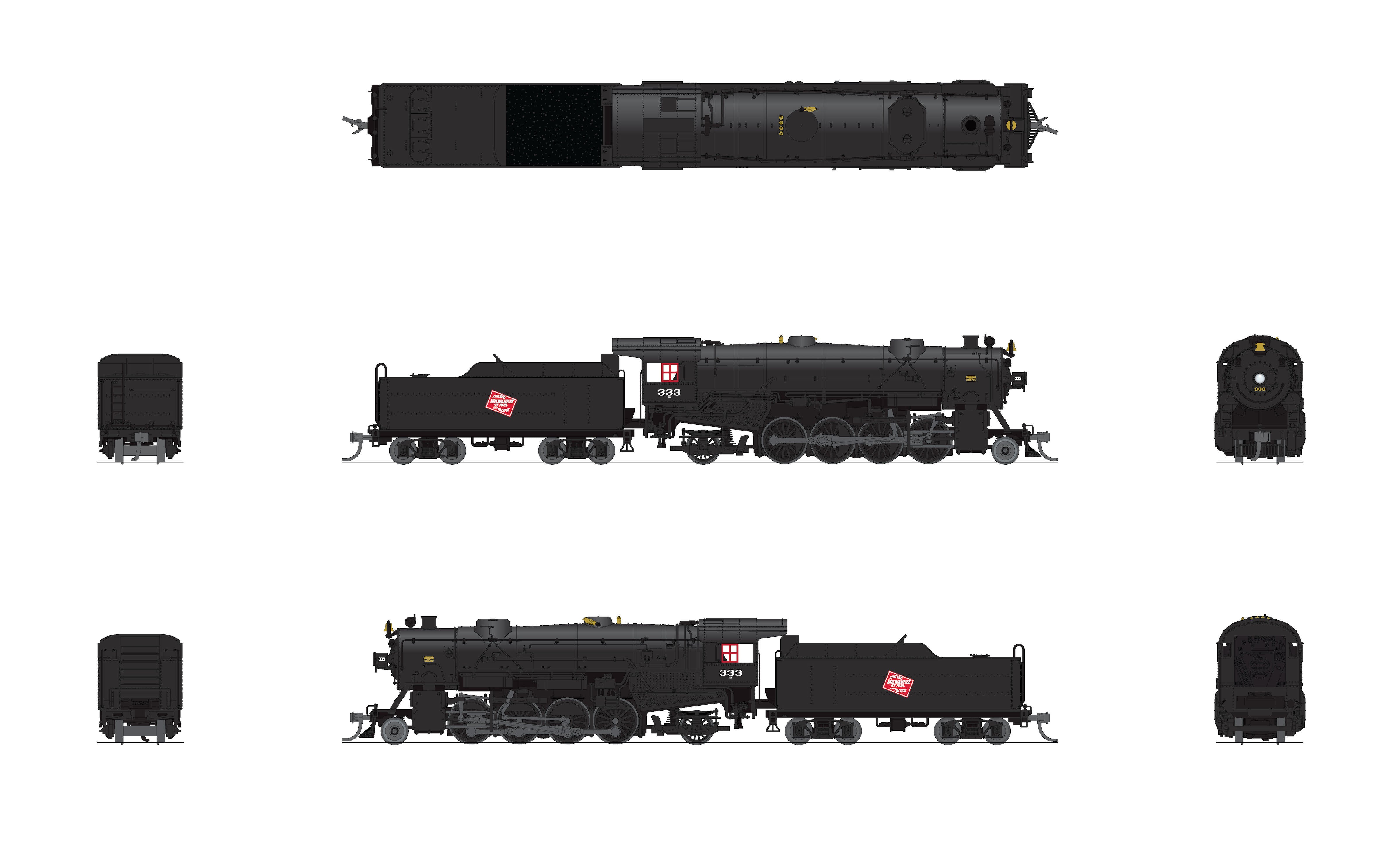 7836 USRA Heavy Mikado, MILW 333, Paragon4 Sound/DC/DCC, N Default Title