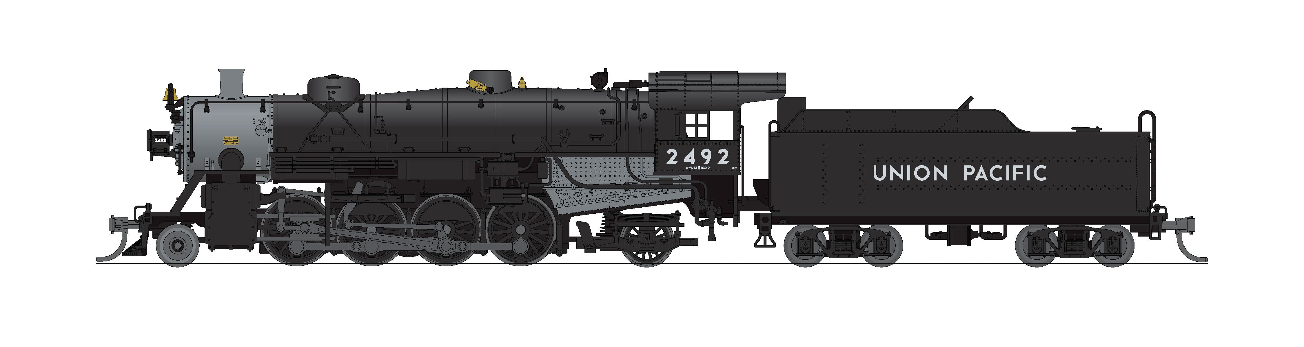 7863 USRA Light Mikado, UP 2492, Paragon4 Sound/DC/DCC, N