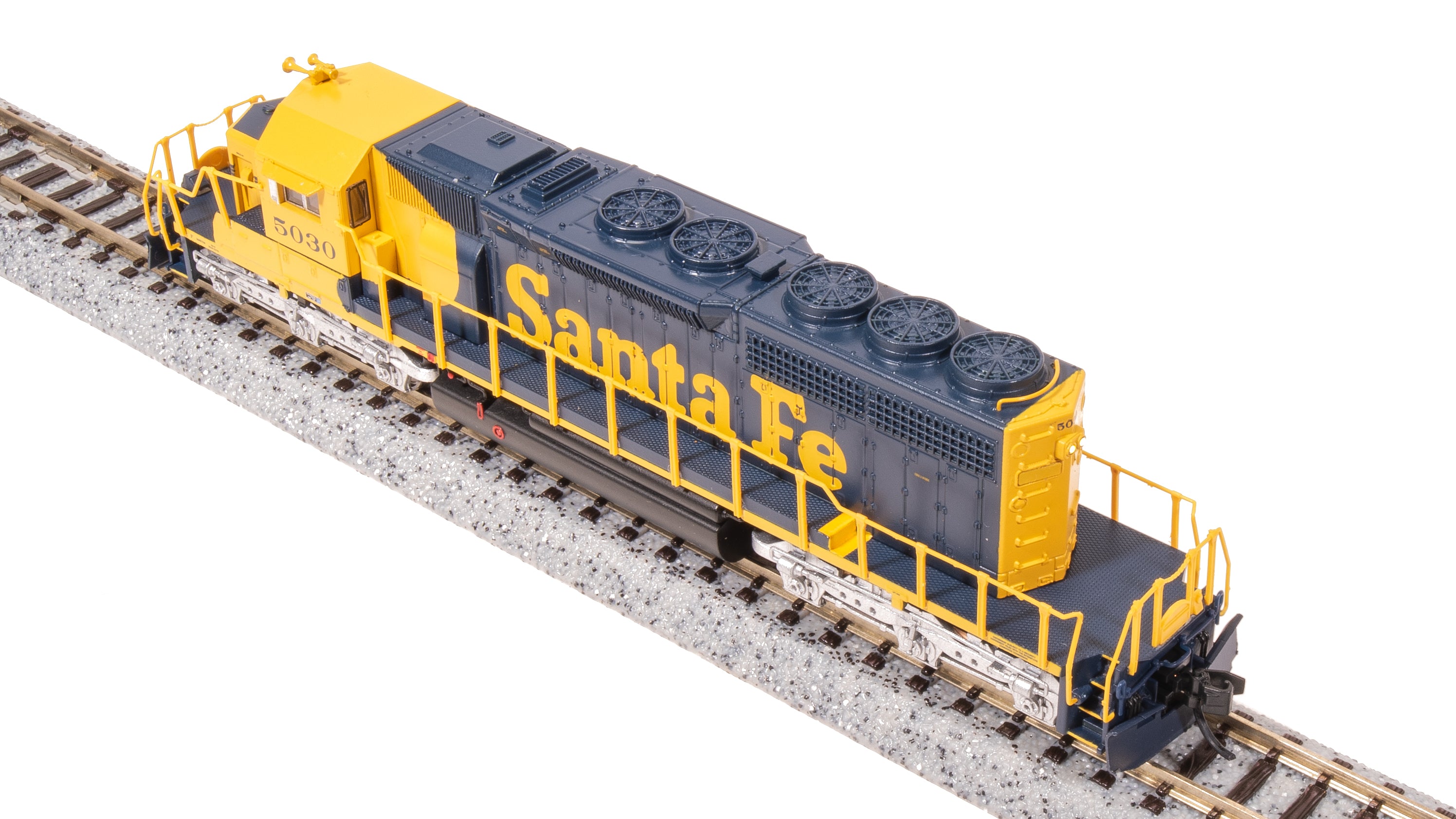 7951 EMD SD40-2, ATSF 5056, Yellow Bonnet, Paragon4 Sound/DC/DCC, N