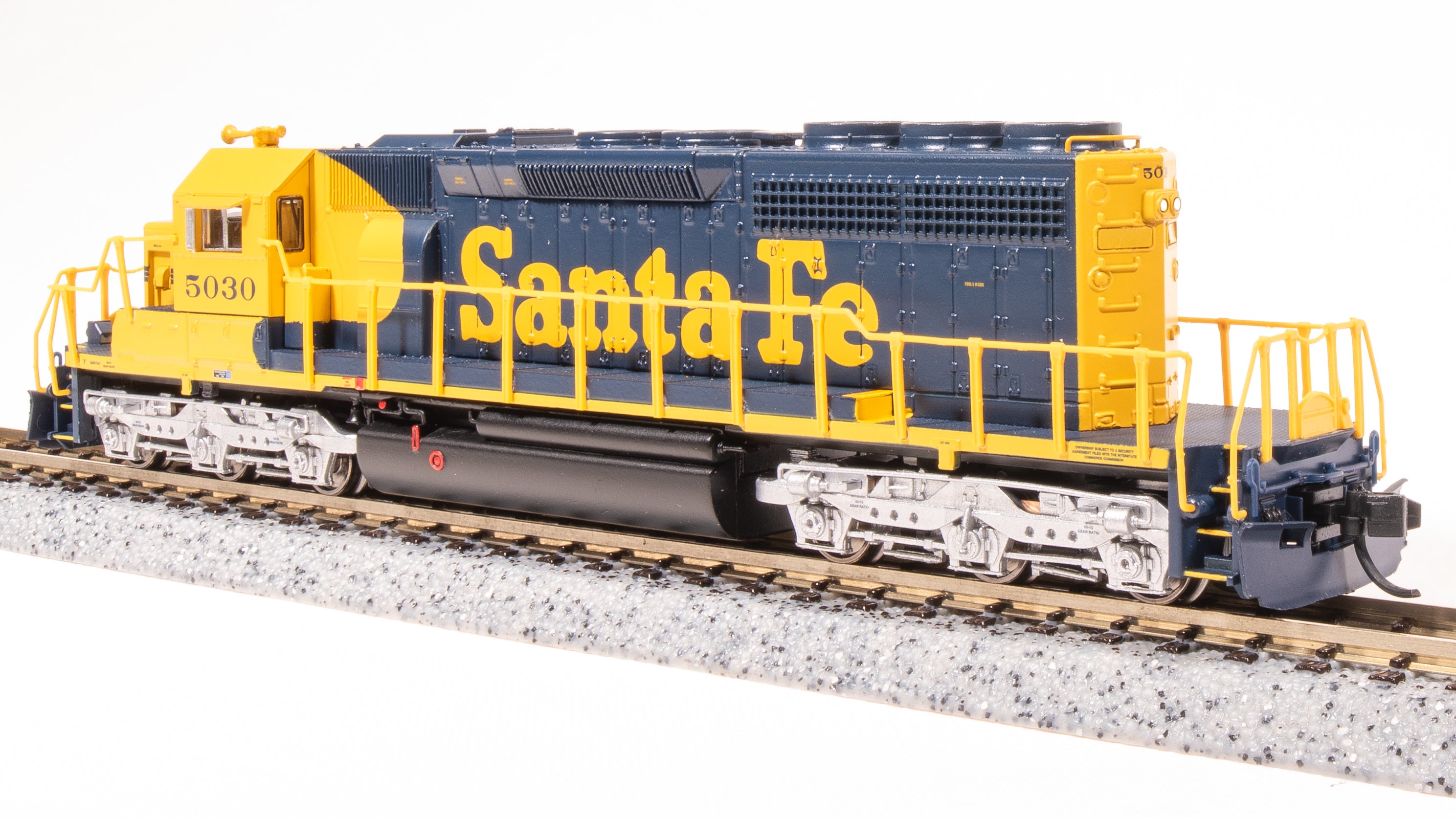 7951 EMD SD40-2, ATSF 5056, Yellow Bonnet, Paragon4 Sound/DC/DCC, N