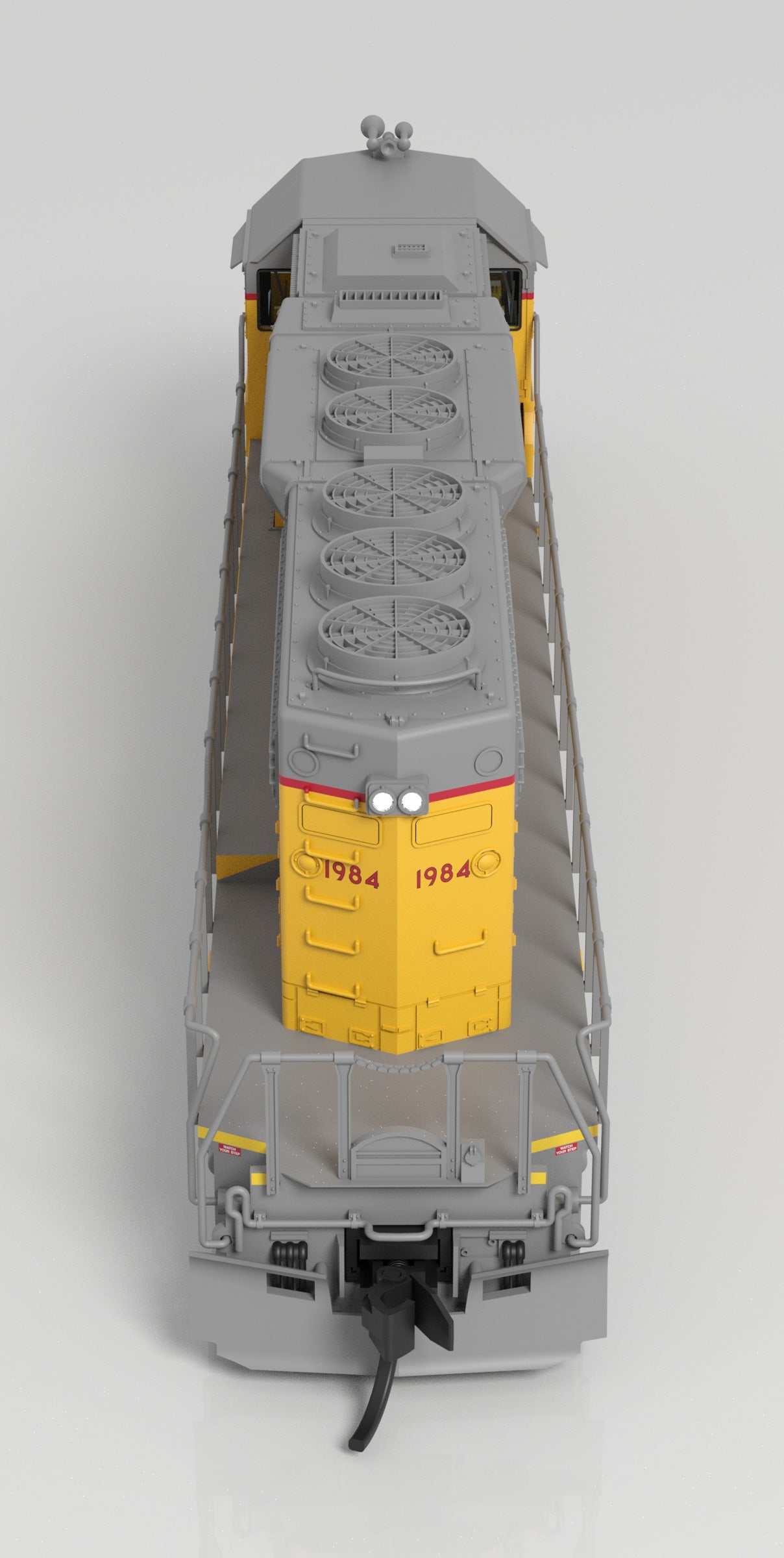 7968 EMD SD40-2, UP 1984, 2010's Appearance, Paragon4 Sound/DC/DCC, N