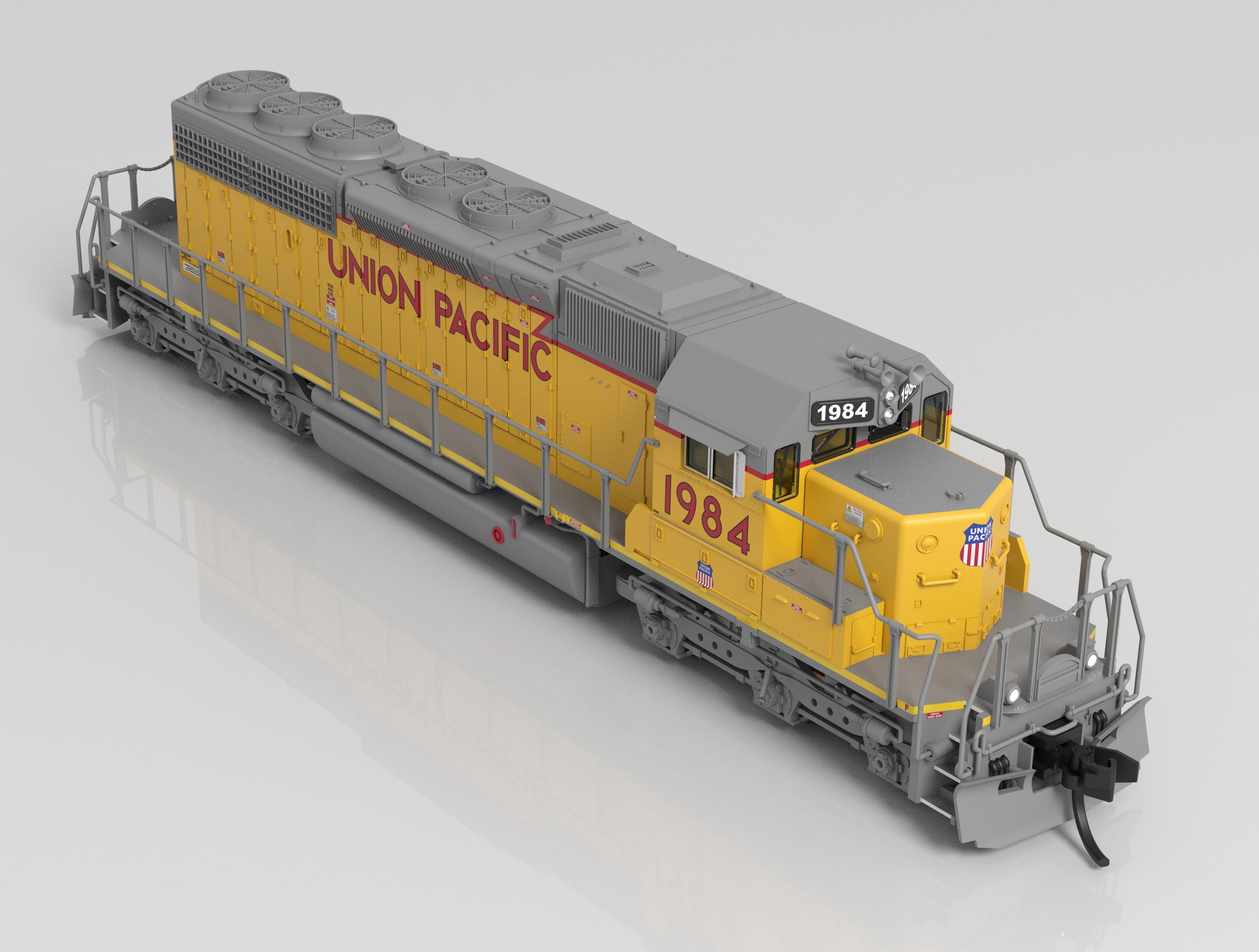 7968 EMD SD40-2, UP 1984, 2010's Appearance, Paragon4 Sound/DC/DCC, N