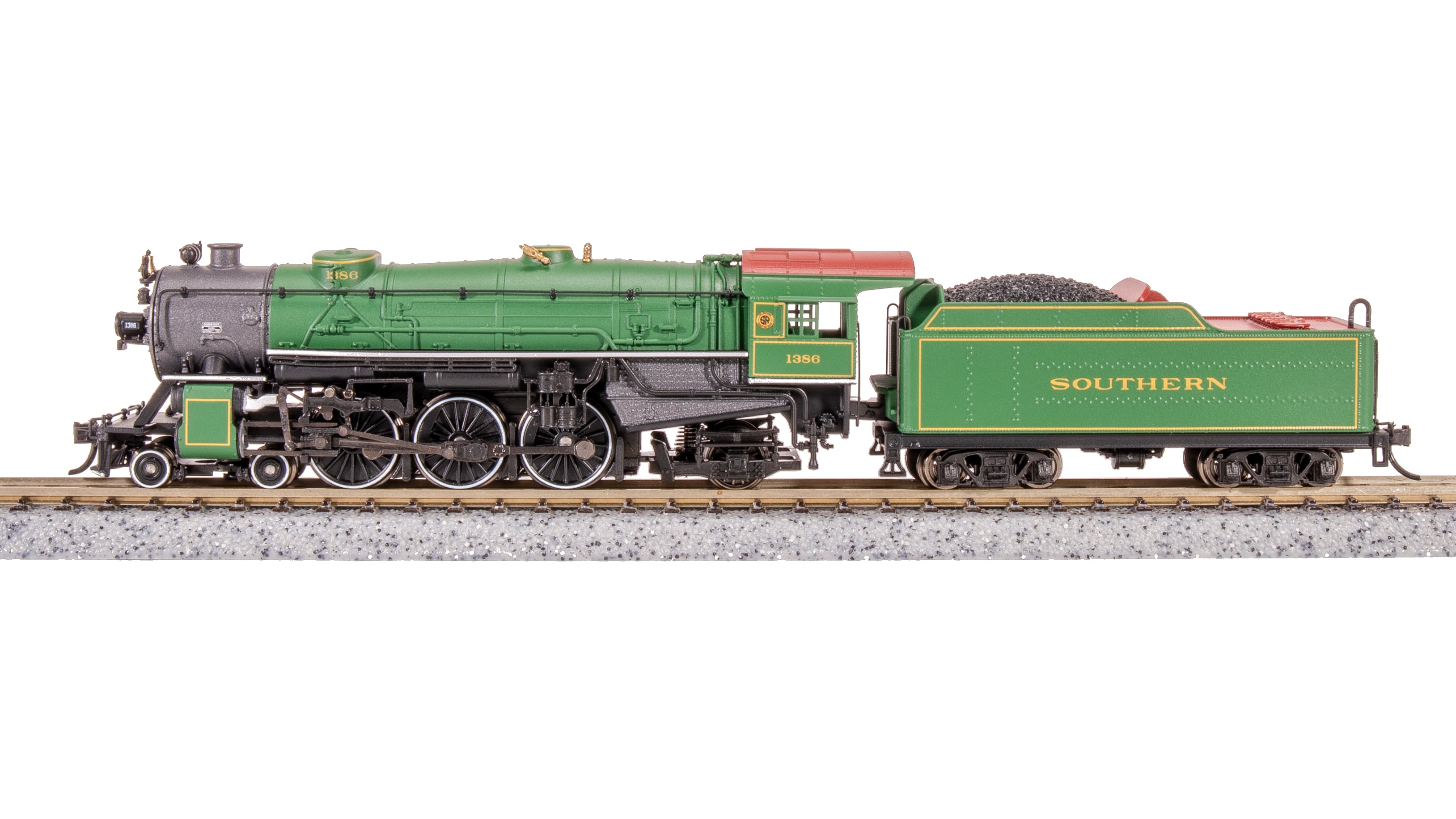 7987 Heavy Pacific 4-6-2, SOU 1386, Sylvan Green, Paragon4 Sound/DC/DCC, N
