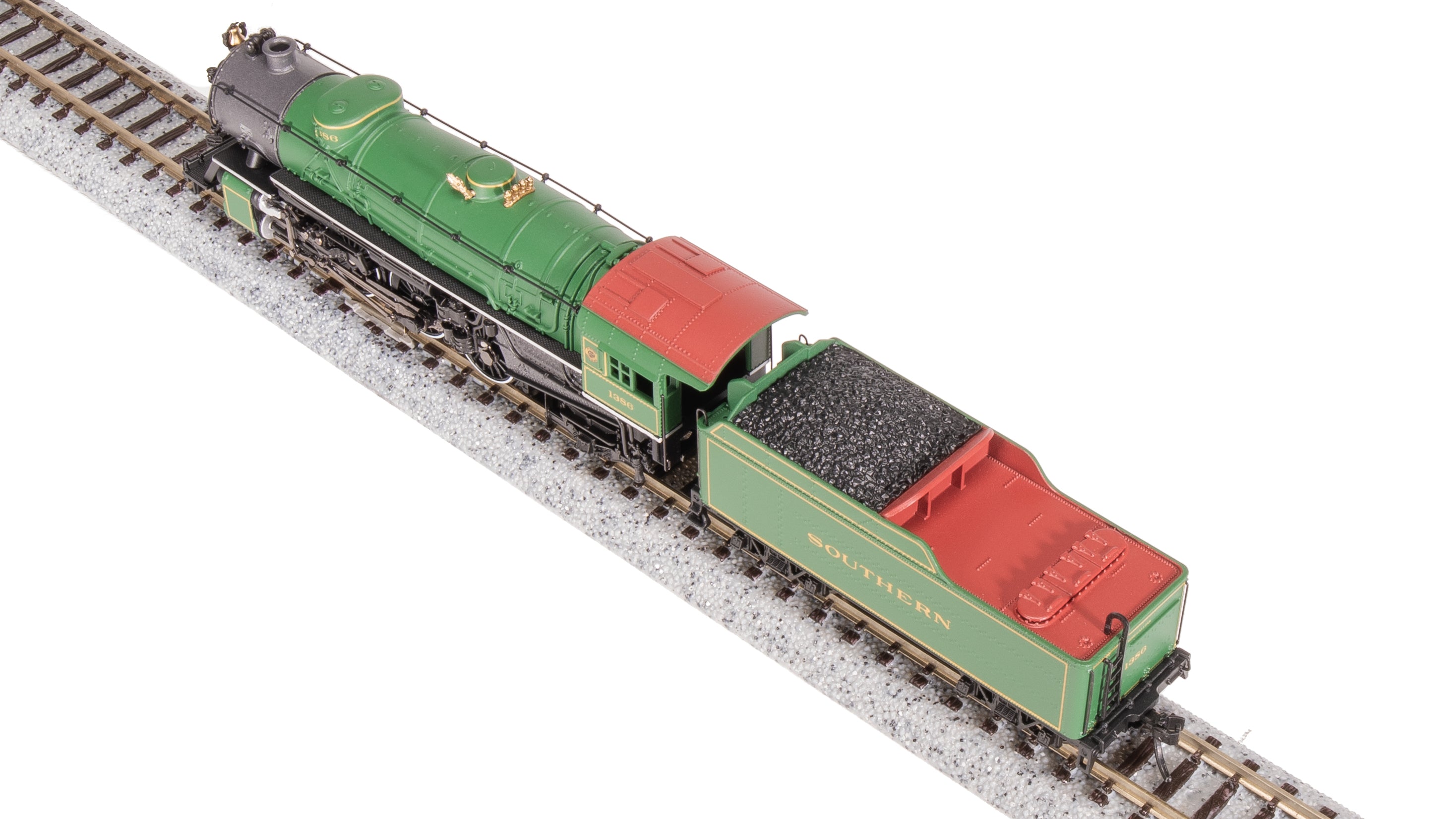 7987 Heavy Pacific 4-6-2, SOU 1386, Sylvan Green, Paragon4 Sound/DC/DCC, N
