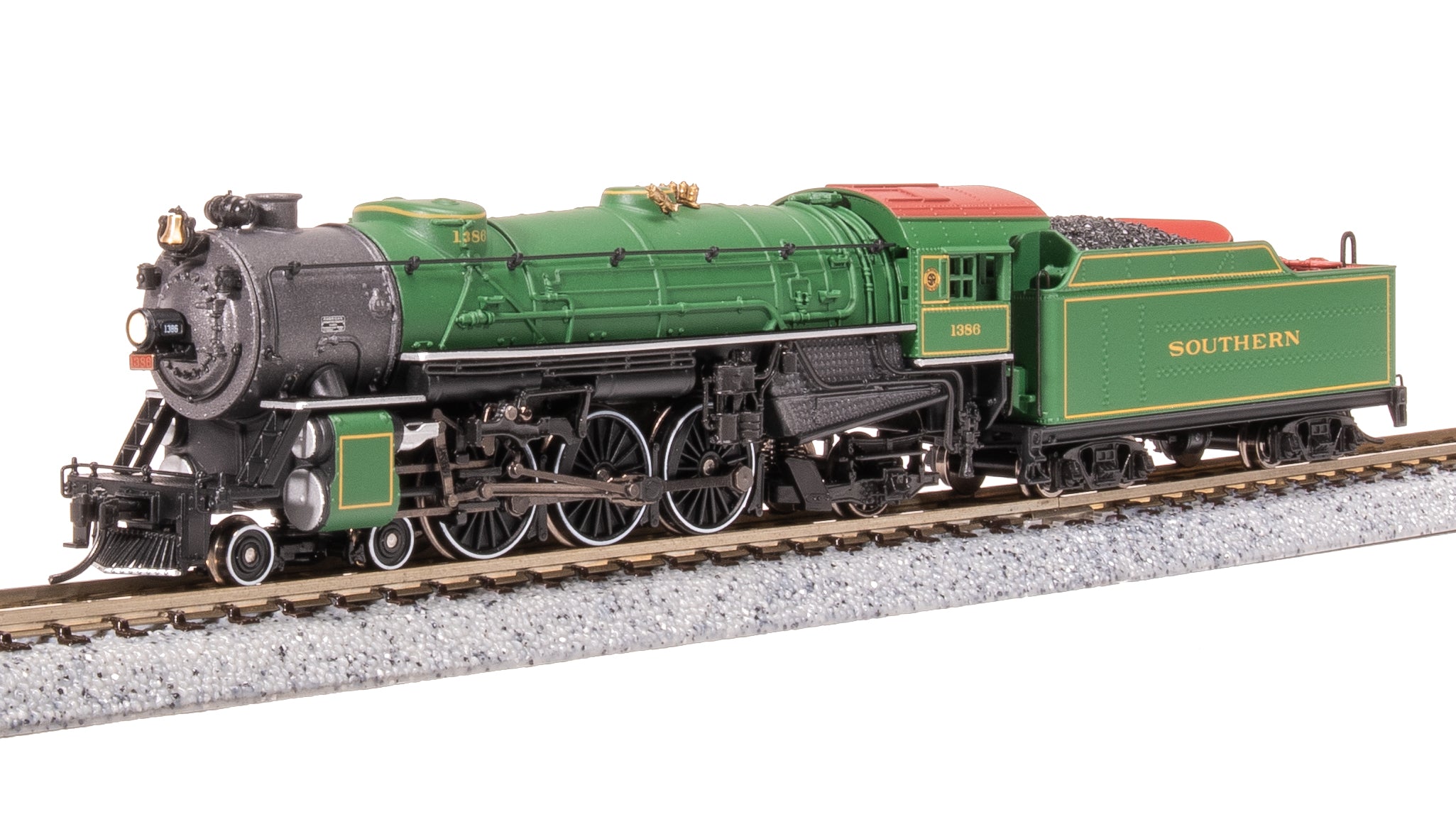 7987 Heavy Pacific 4-6-2, SOU 1386, Sylvan Green, Paragon4 Sound/DC/DCC, N
