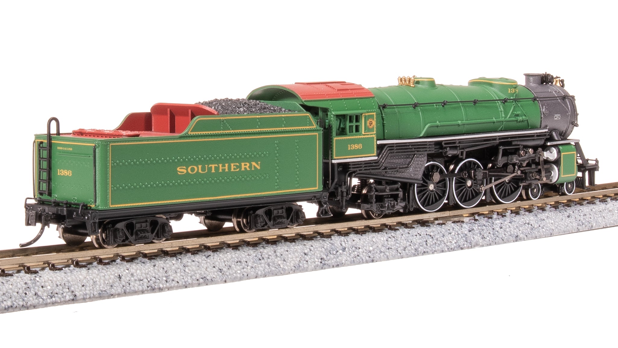 7987 Heavy Pacific 4-6-2, SOU 1386, Sylvan Green, Paragon4 Sound/DC/DCC, N