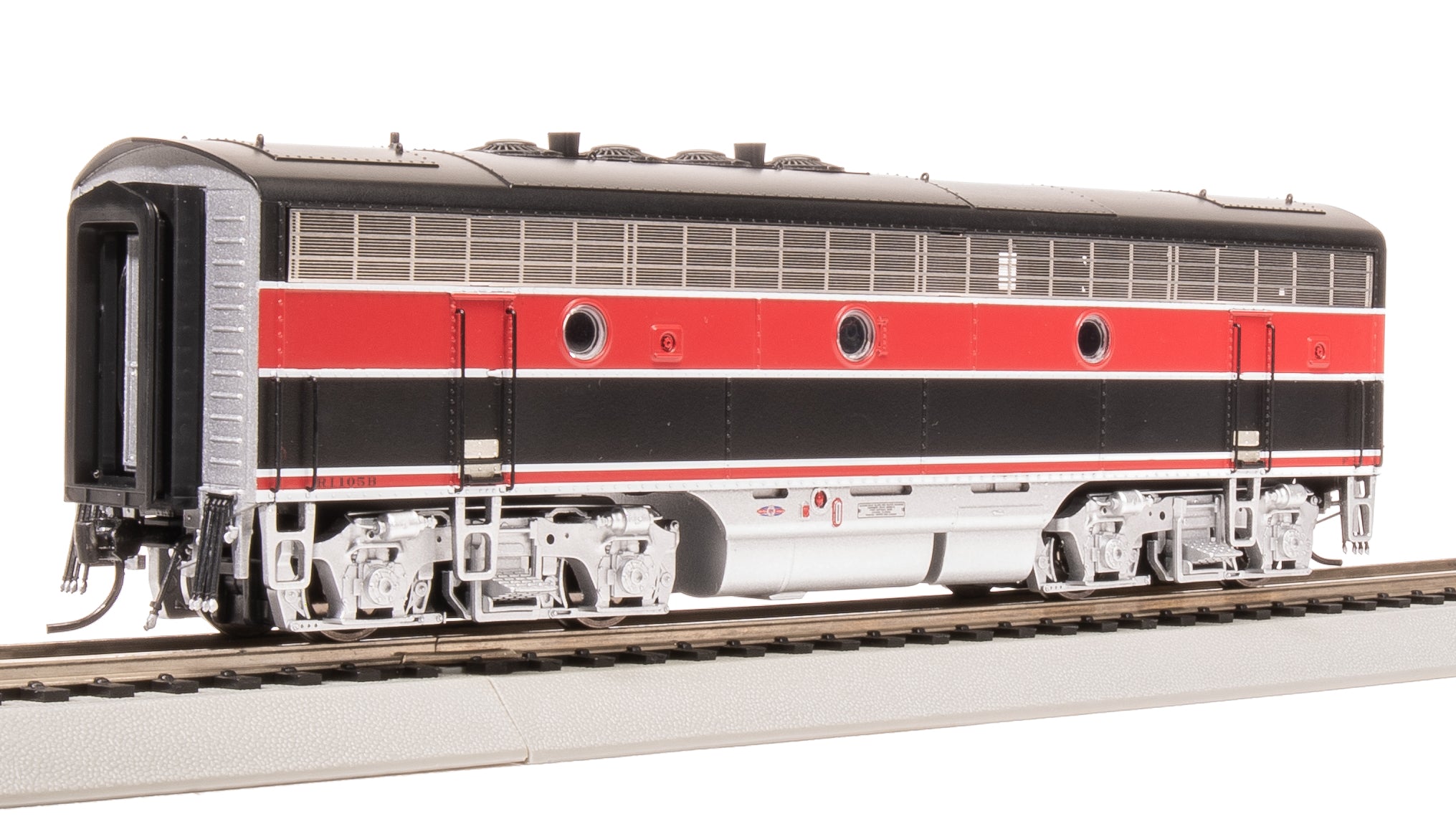 8191 EMD F7 AB, CRIP 103/105B, Red/Black w/ Aluminum Trucks, A-unit Paragon4 Sound/DC/DCC, Unpowered B, HO