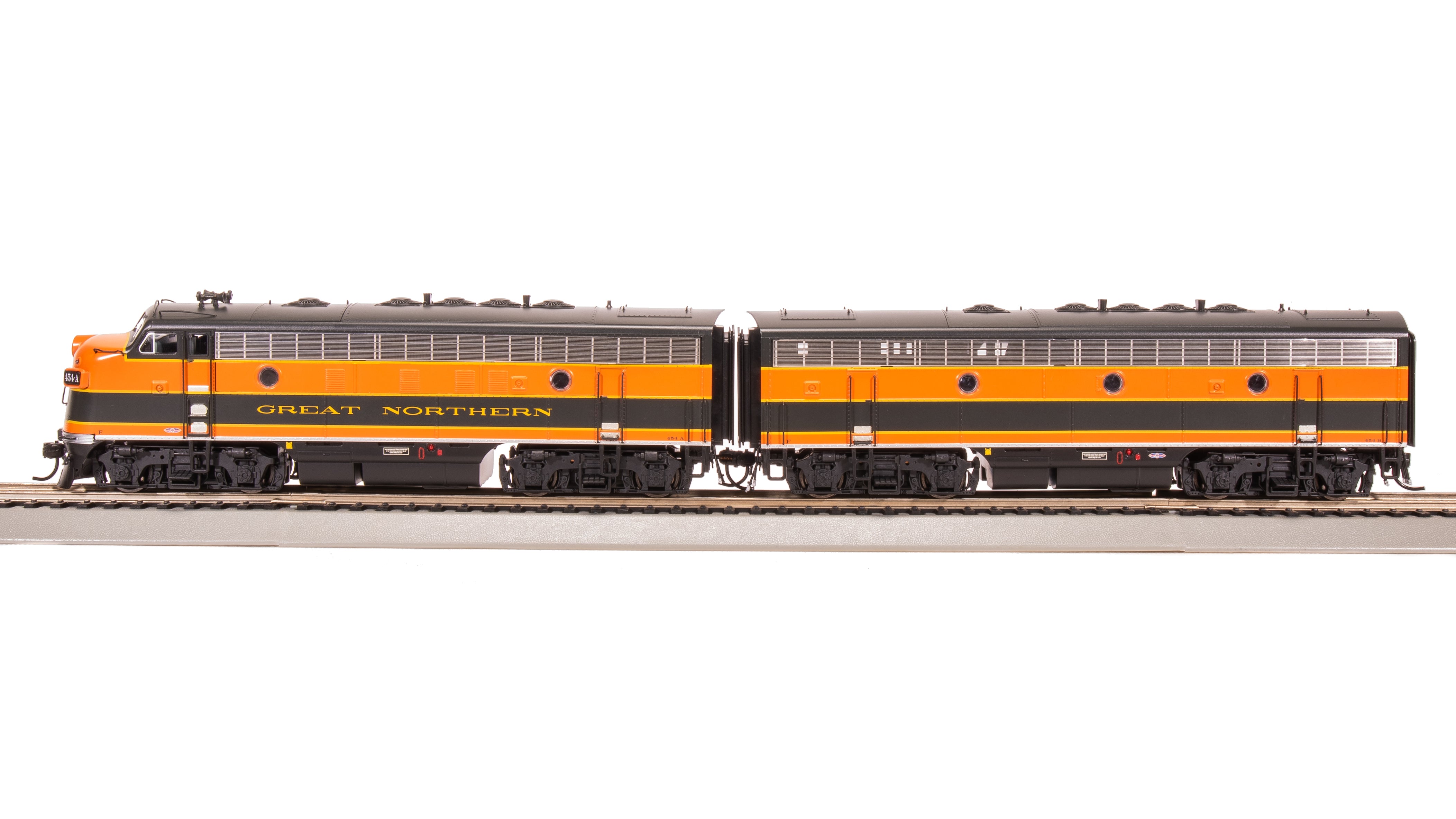 8193 EMD F7 A/B, GN 454A/454B, As-Delivered Empire Builder, Freight Service, A-unit Paragon4 Sound/DC/DCC, Unpowered B, HO