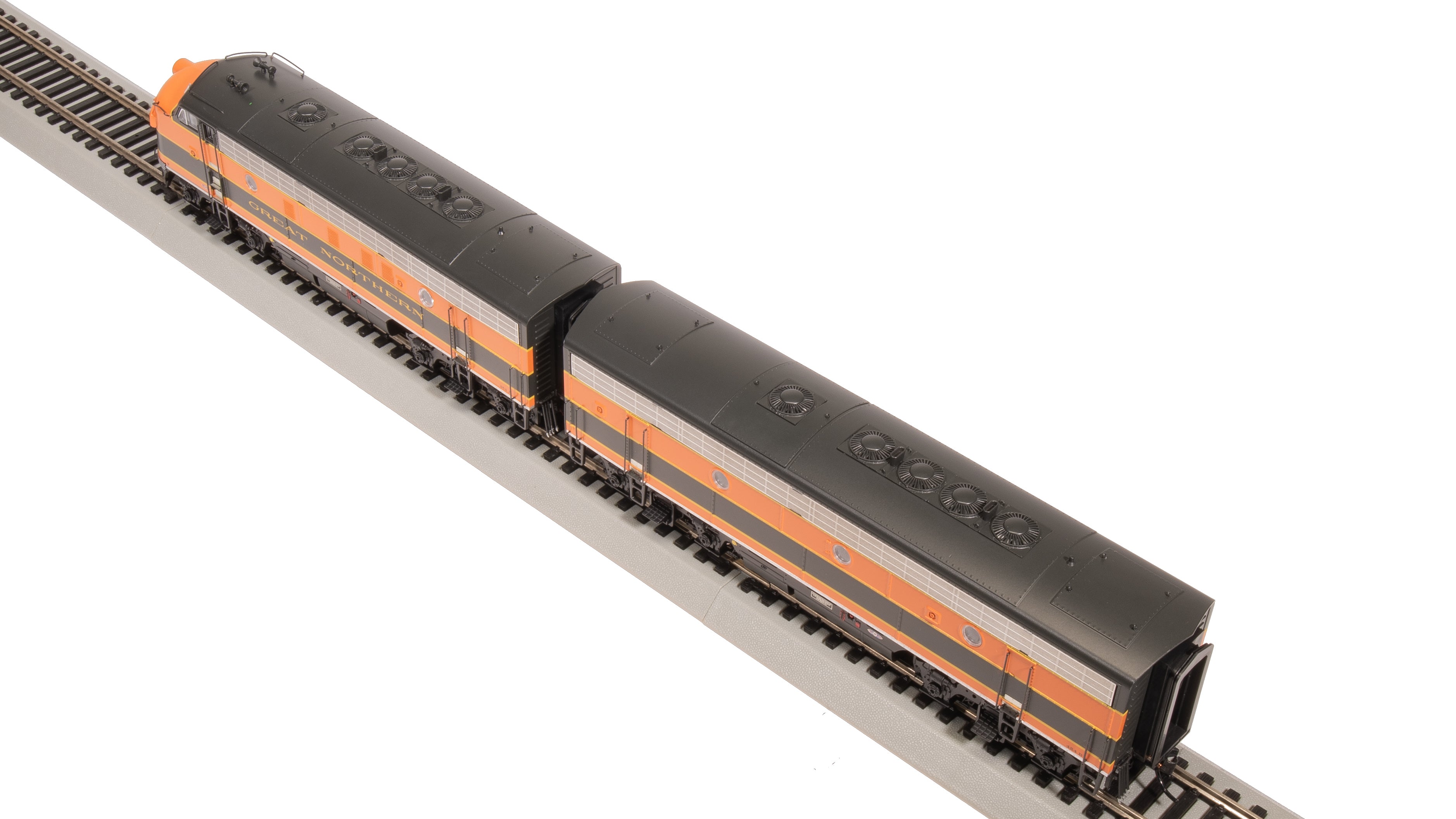 8193 EMD F7 A/B, GN 454A/454B, As-Delivered Empire Builder, Freight Service, A-unit Paragon4 Sound/DC/DCC, Unpowered B, HO