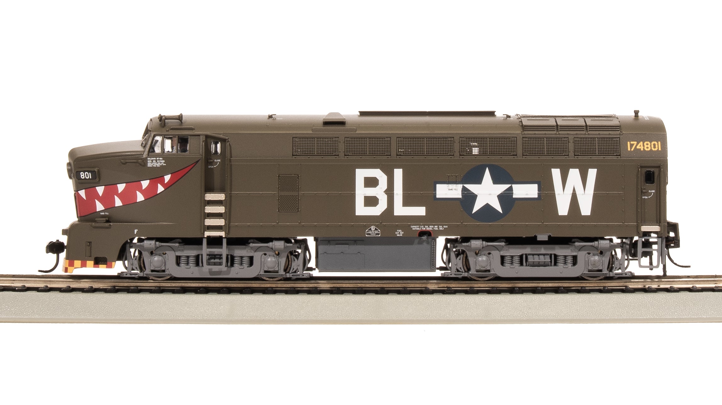 8291 RF-16 Sharknose A, USAAF 801, Shark Fantasy Scheme, No-Sound / DCC-Ready, HO