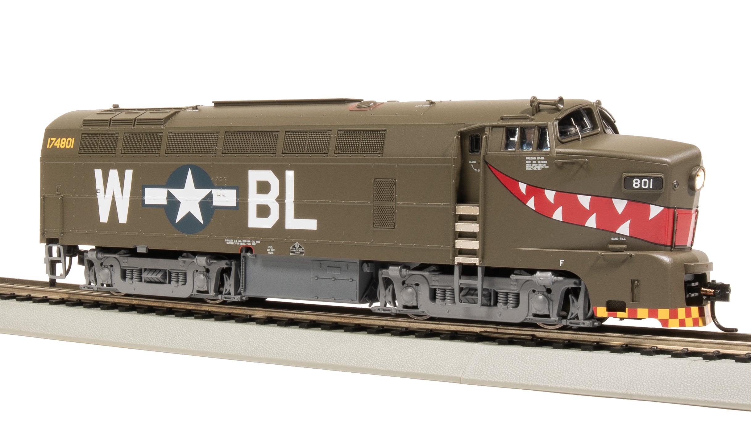 8291 RF-16 Sharknose A, USAAF 801, Shark Fantasy Scheme, No-Sound / DCC-Ready, HO