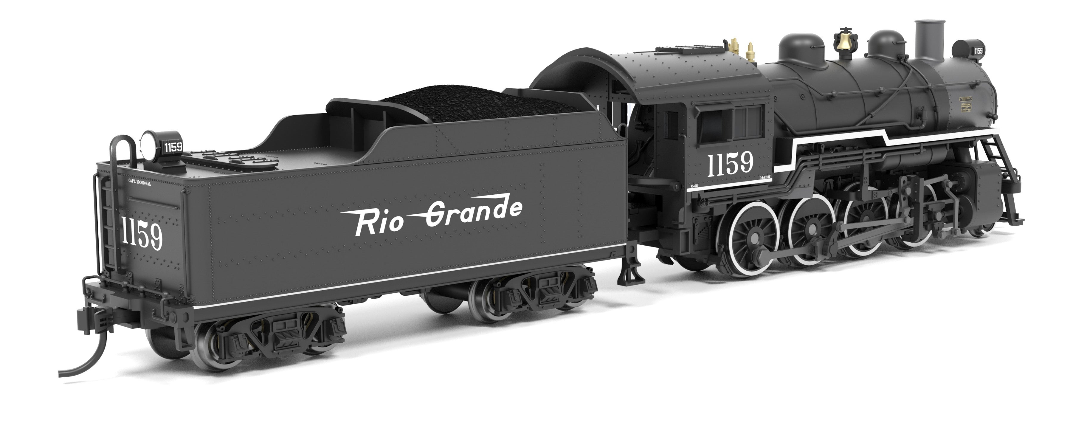 8381 2-8-0 Consolidation, DRGW 1173, Paragon4 Sound/DC/DCC, w/ Smoke, N