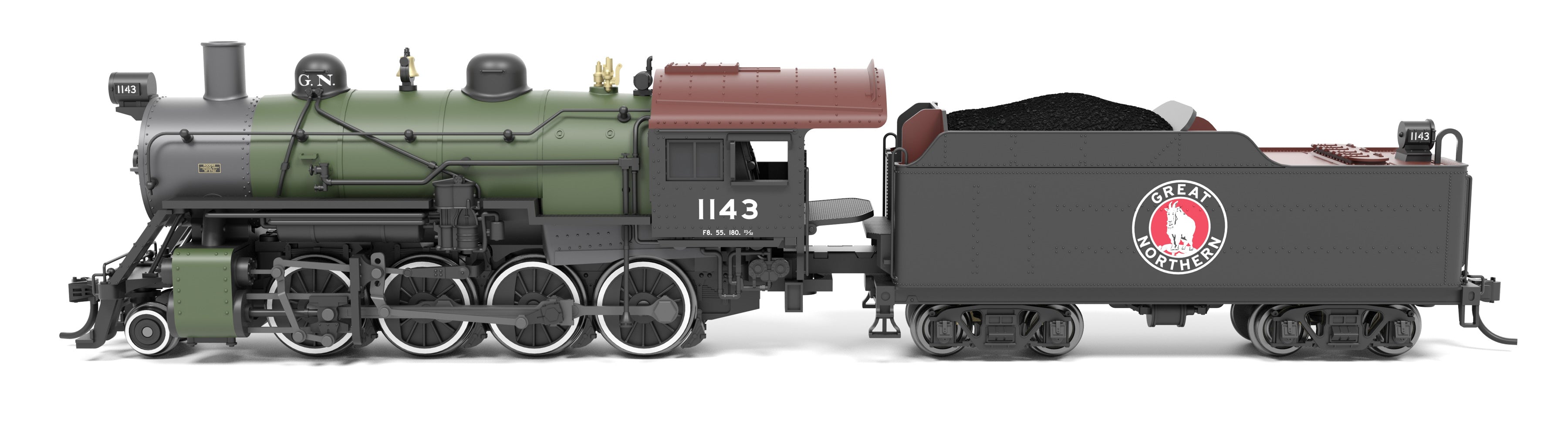 8401 2-8-0 Consolidation, GN 1143, No-Sound / DCC-Ready, N