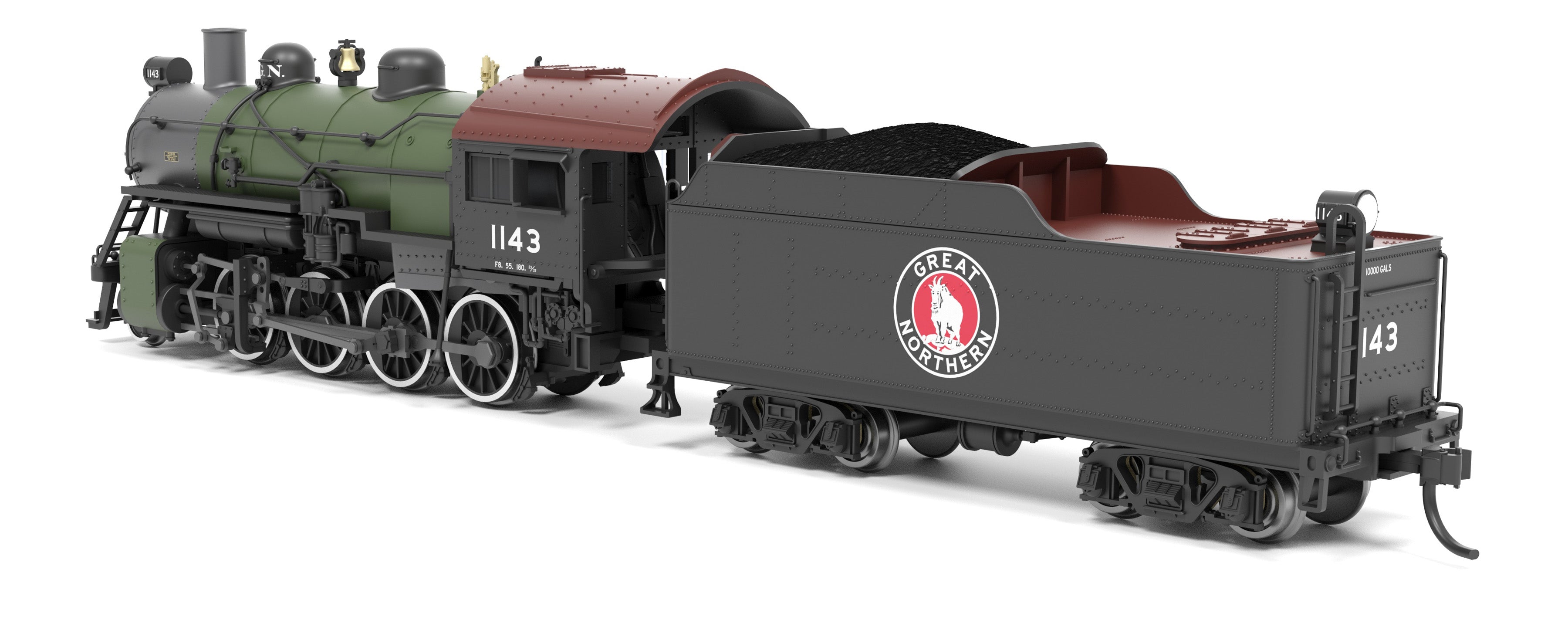 8401 2-8-0 Consolidation, GN 1143, No-Sound / DCC-Ready, N