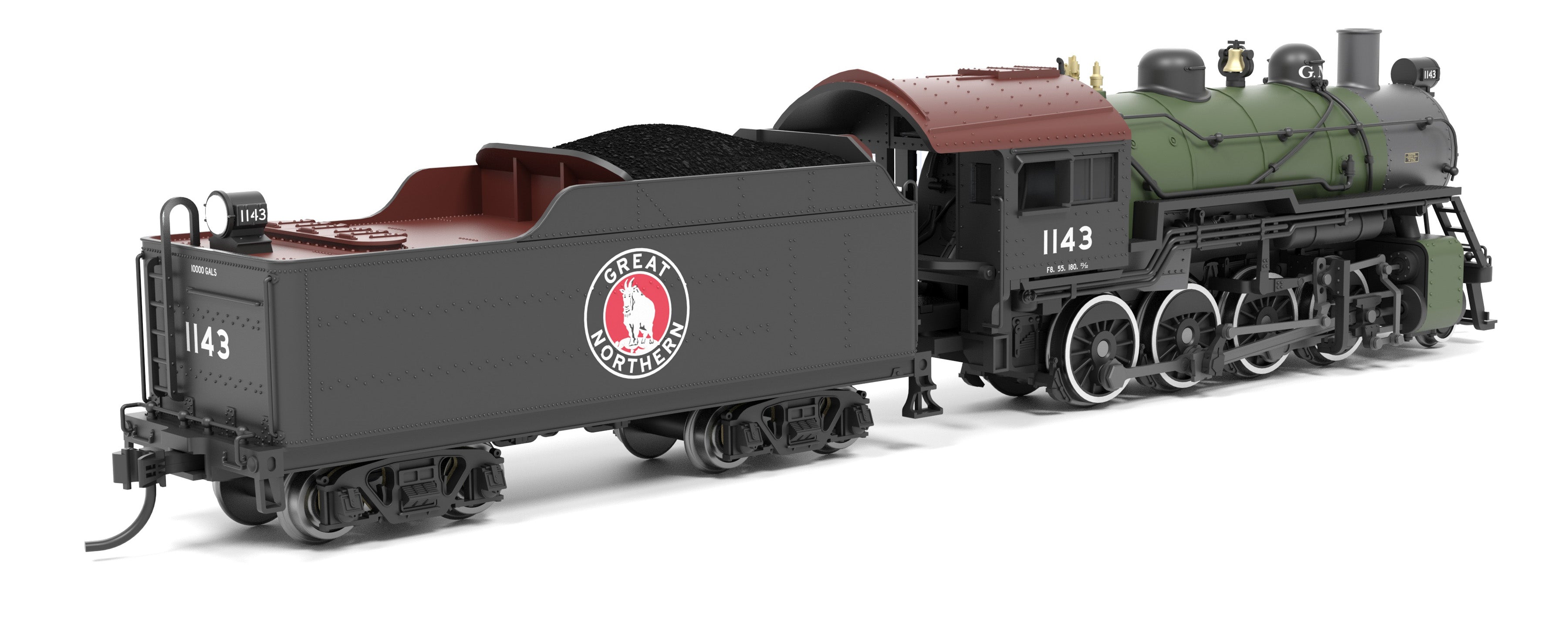 8382 2-8-0 Consolidation, GN 1143, Paragon4 Sound/DC/DCC, w/ Smoke, N