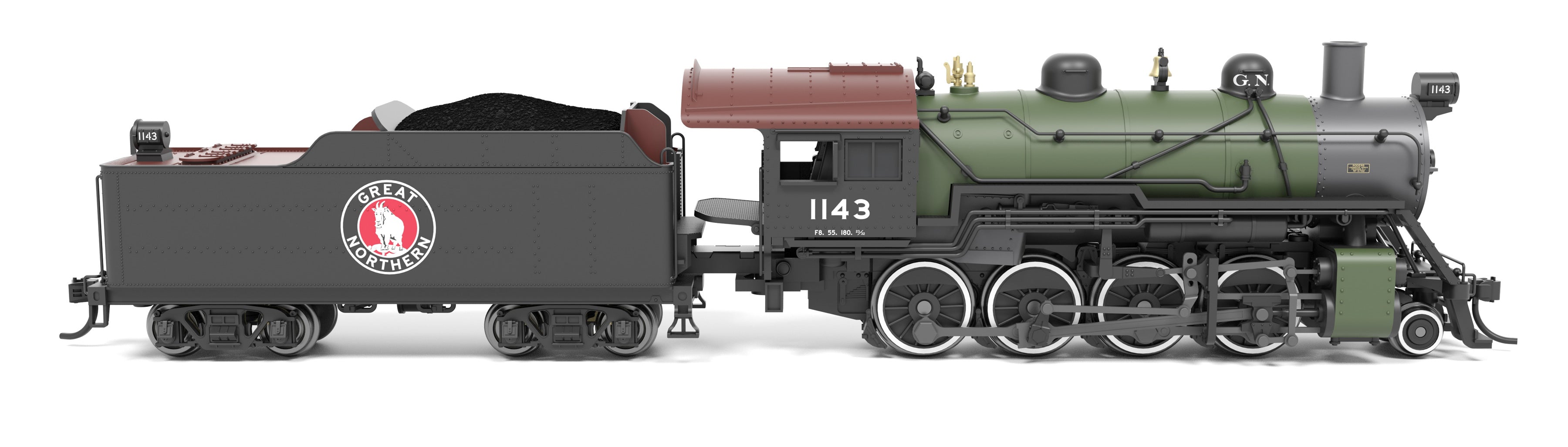 8401 2-8-0 Consolidation, GN 1143, No-Sound / DCC-Ready, N