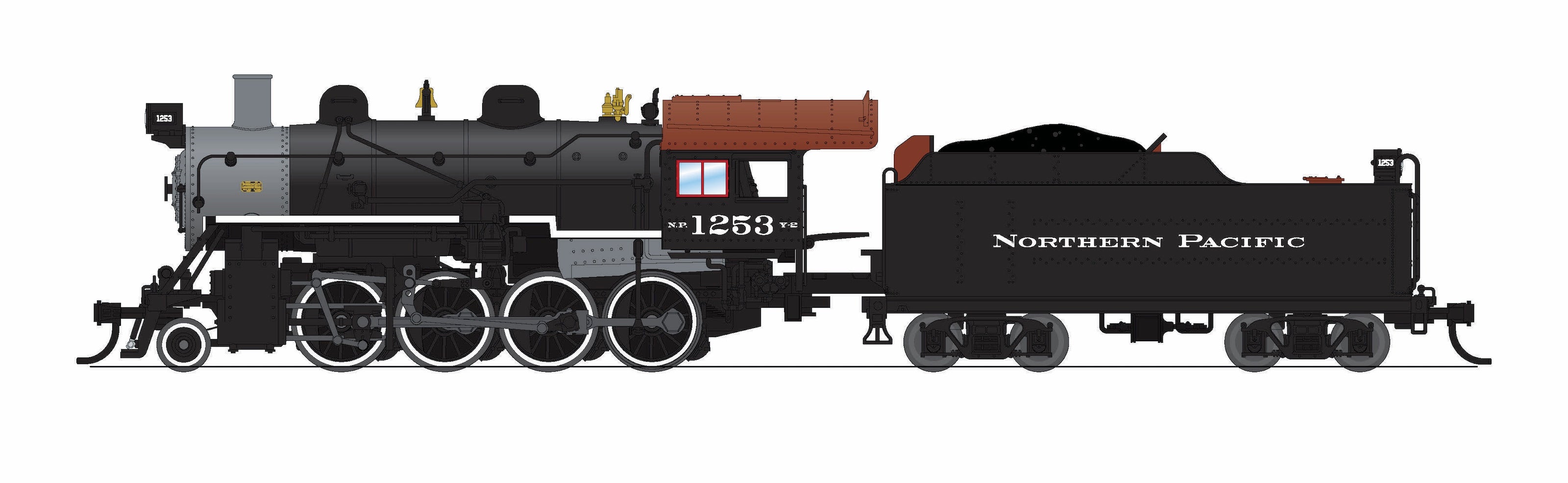 8385 2-8-0 Consolidation, NP 1254, Paragon4 Sound/DC/DCC, w/ Smoke, N