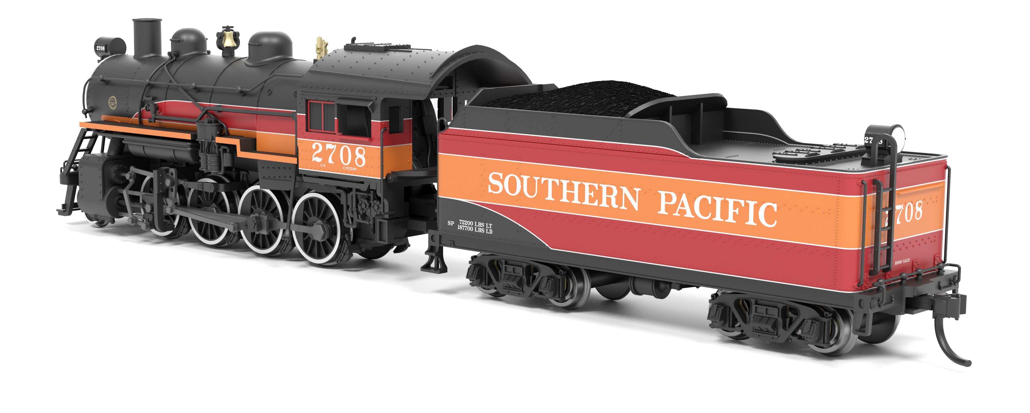 8404 2-8-0 Consolidation, SP 2708, No-Sound / DCC-Ready, N