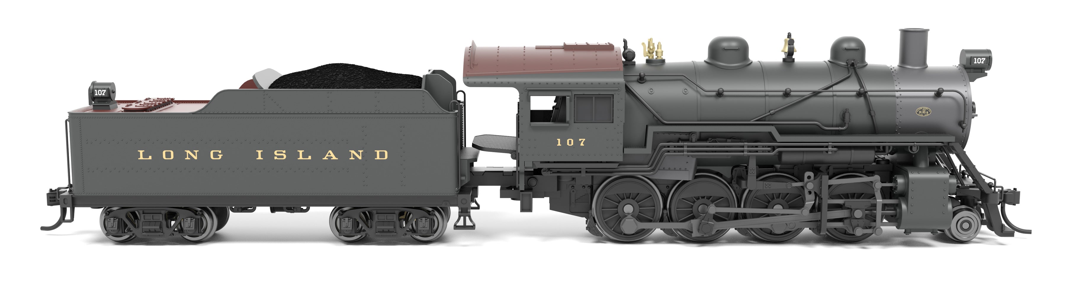 8407 2-8-0 Consolidation, LIRR 107, No-Sound / DCC-Ready, N (Trainworld Exclusive)