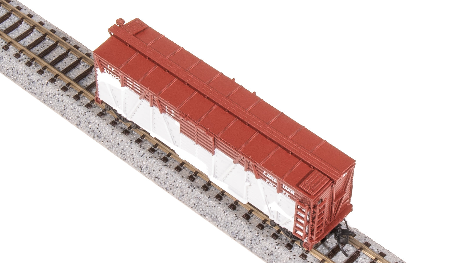 8467 40' Wood Stock Car, CP 273498, Sheep Sounds, N Scale