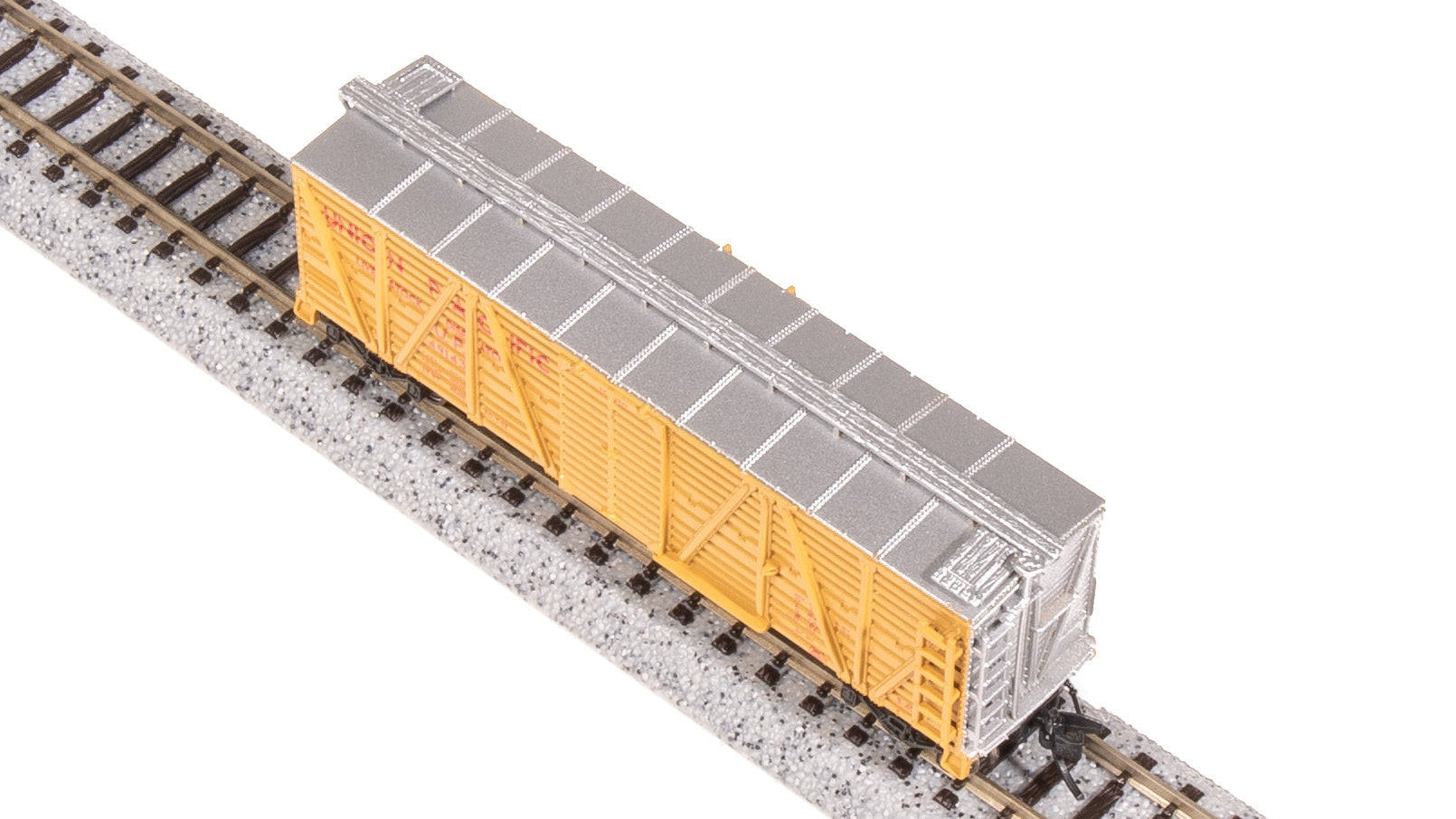 8486 40' Wood Stock Car, UP Stock Car, No Sound, 2-pack, N Scale
