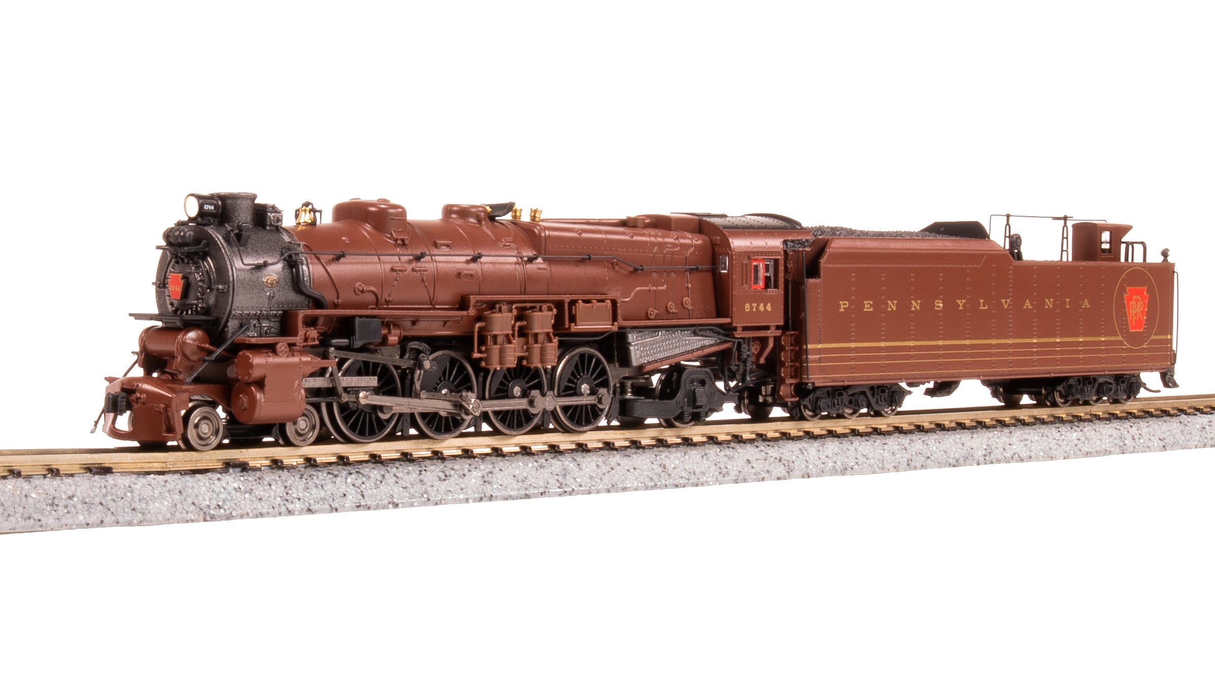 8499 PRR M1b 4-8-2, #6744, Tuscan Fantasy Scheme, No-Sound / DCC-Ready