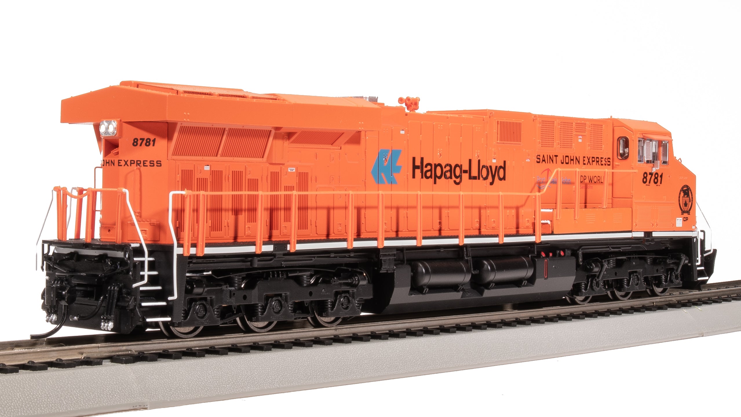 8558 GE ES44AC, CP #8781, "Saint John Express" Orange Paint, No-Sound / DCC-Ready, HO