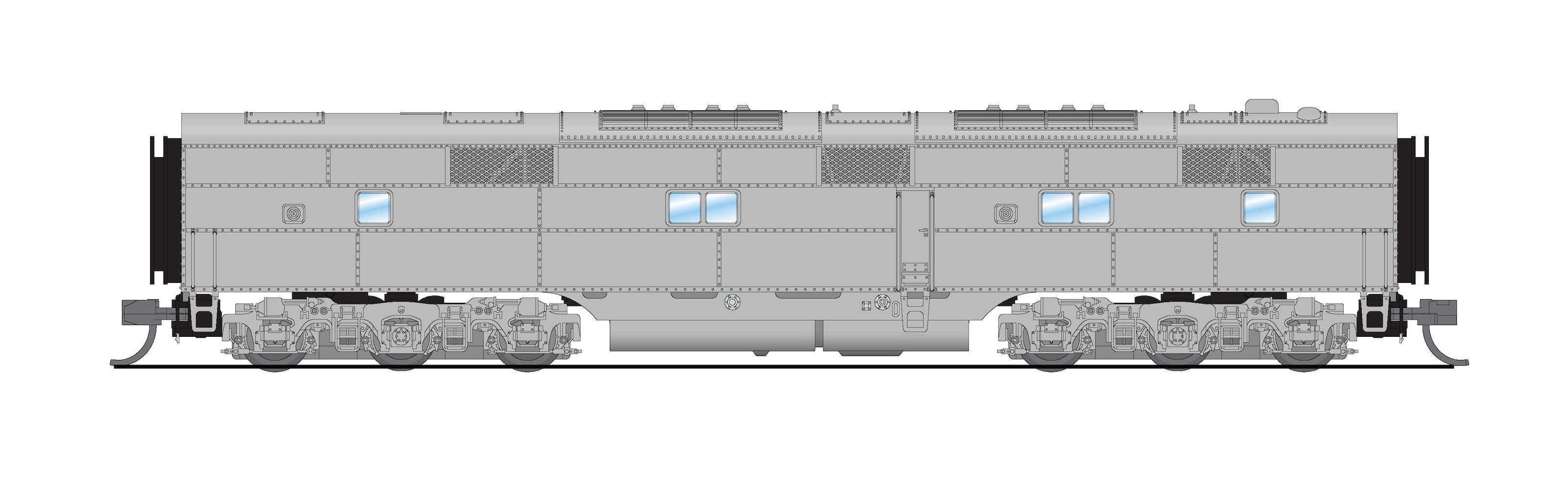 8779 EMD E7B, Unpainted, Paragon4 Sound/DC/DCC, N Default Title