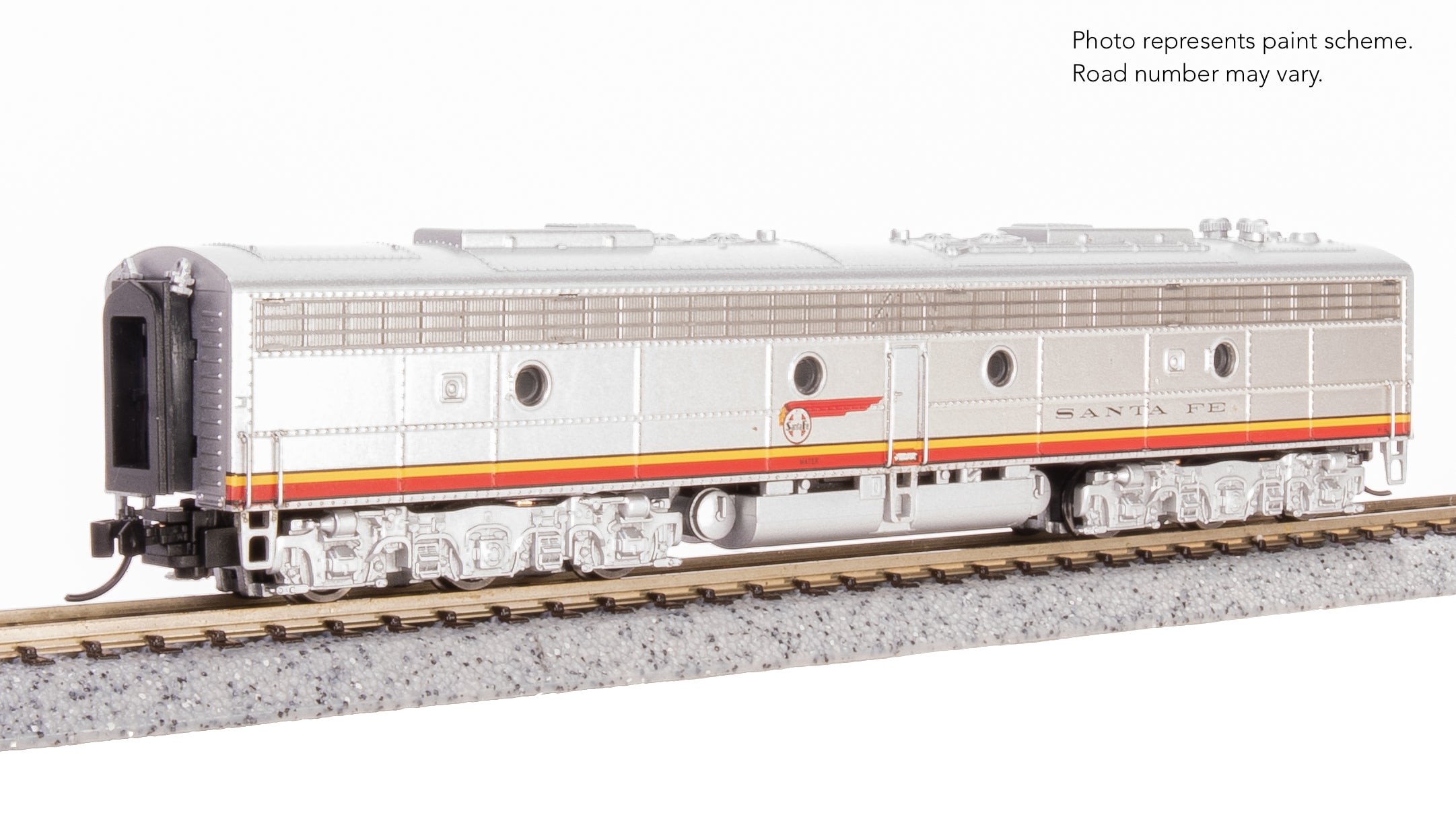 8810 EMD E8 A/B, ATSF 81L / 81A, Warbonnet, A-unit Paragon4 Sound/DC/DCC, Unpowered B-unit, N