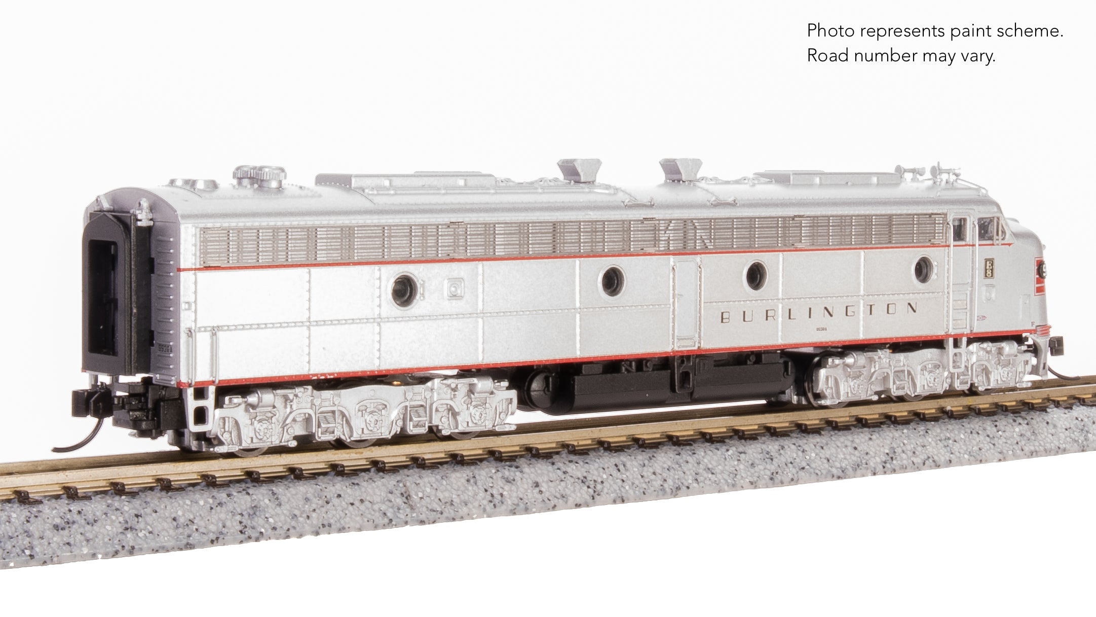 8817 EMD E8A, CB&Q 9945B, w/ Red Stripes, Paragon4 Sound/DC/DCC, N