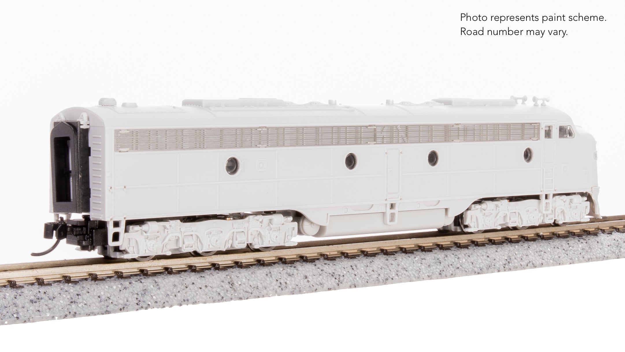 8856 EMD E8A, Unpainted, No-Sound / DCC-Ready, N