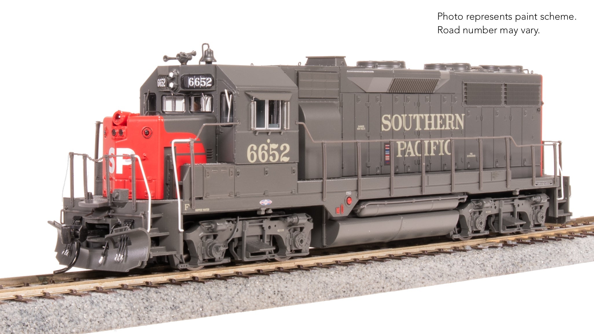 8933 EMD GP35, SP 6638, Bloody Nose, "SP" on Nose, Paragon4 Sound/DCC/DC, HO