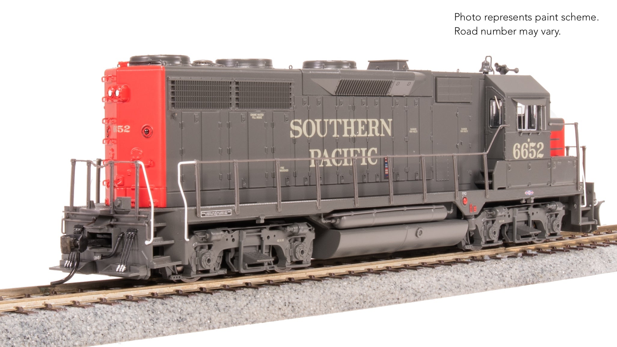 8933 EMD GP35, SP 6638, Bloody Nose, "SP" on Nose, Paragon4 Sound/DCC/DC, HO