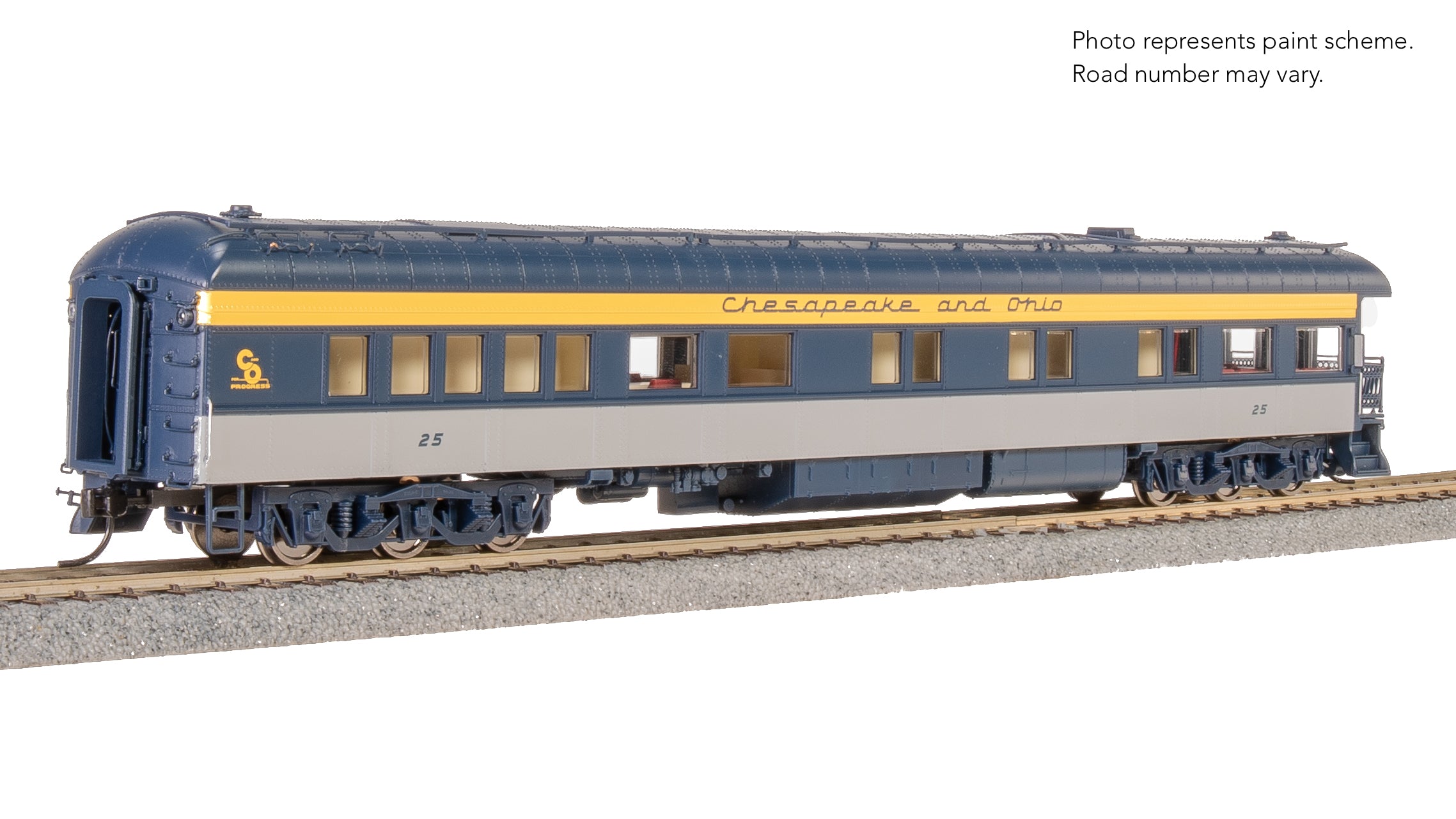 8951 Chesapeake & Ohio Business Car #25, HO Scale