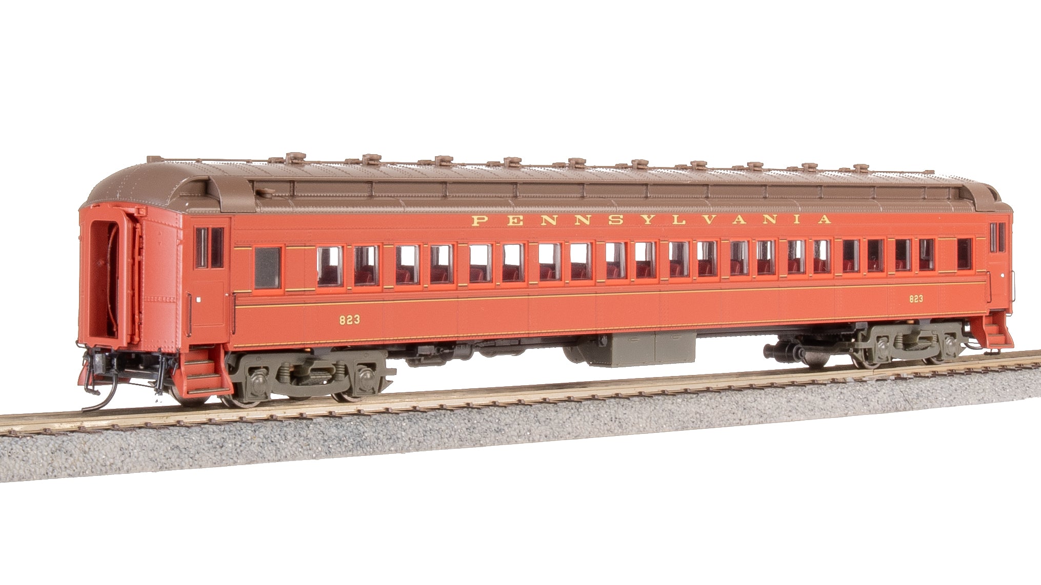 8964 PRR Heavyweight 5-Car Passenger Set, 1930's Era, HO (PB70 #5034, P70 #823, P70 #989, P70 #1042, Z74d #120 "Pennsylvania")