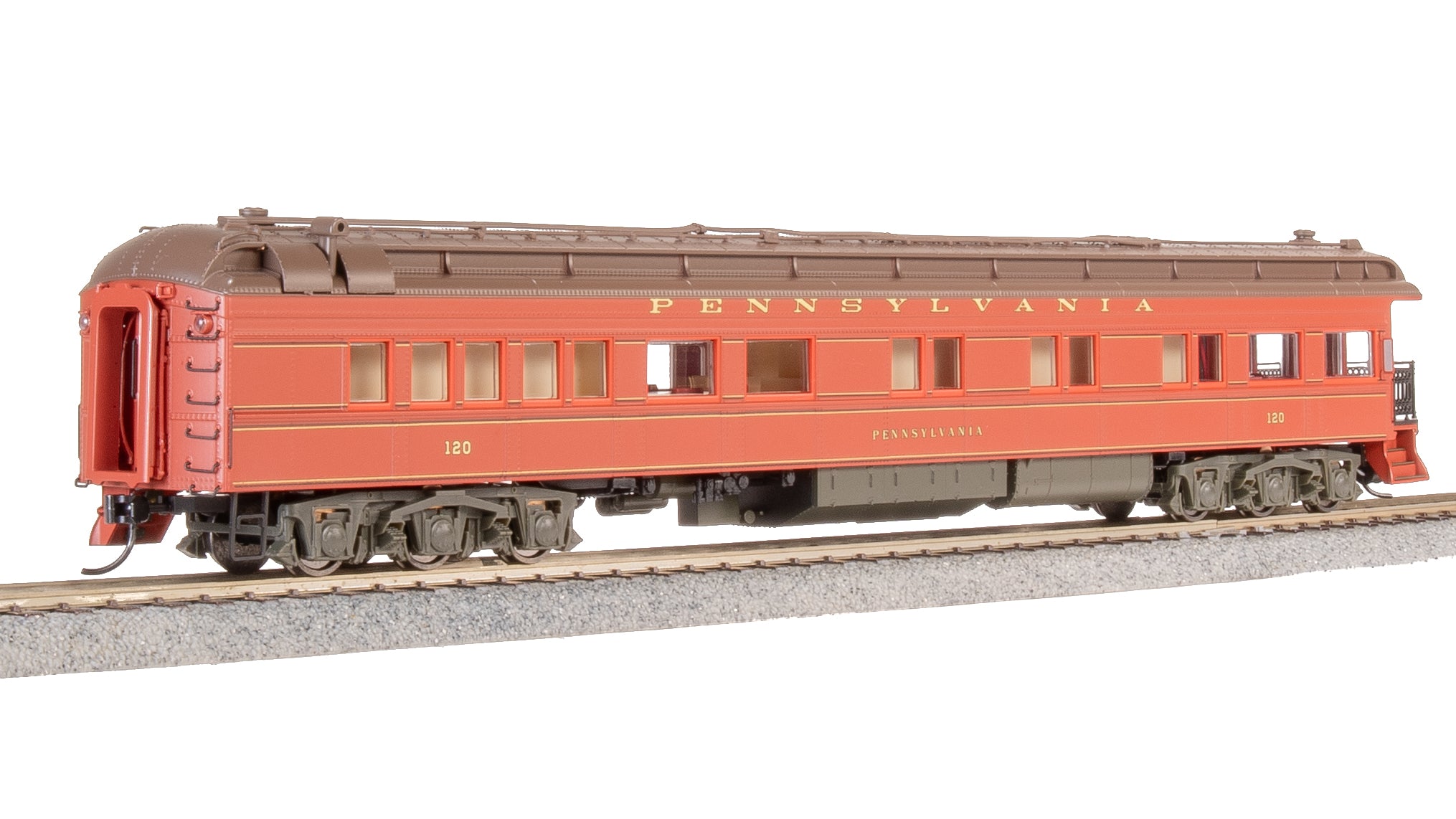 8964 PRR Heavyweight 5-Car Passenger Set, 1930's Era, HO (PB70 #5034, P70 #823, P70 #989, P70 #1042, Z74d #120 "Pennsylvania")